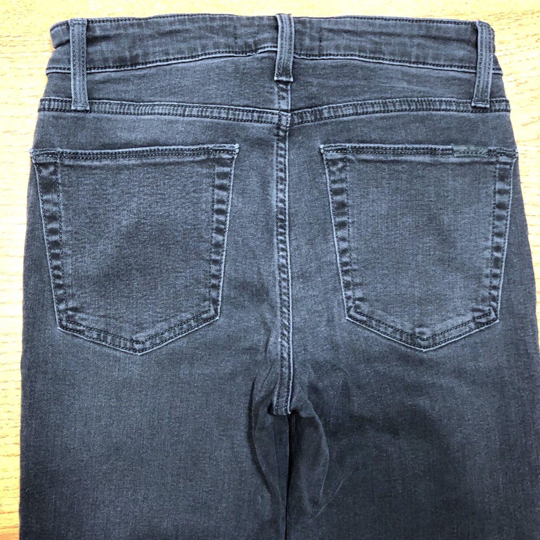 Vintage Joes Jeans The Charlie Flawless High Rise Skinny Ankle Womens 26 X 28 Iman Black Size 27" / US 4 / IT 40 - 3 Thumbnail