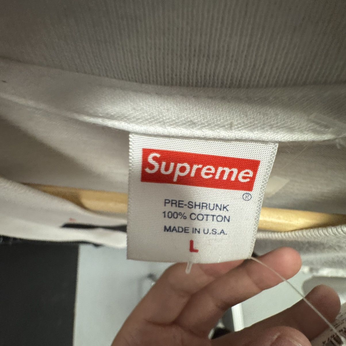 Supreme Supreme Horror Tee WHITE Size US L / EU 52-54 / 3 - 3 Thumbnail