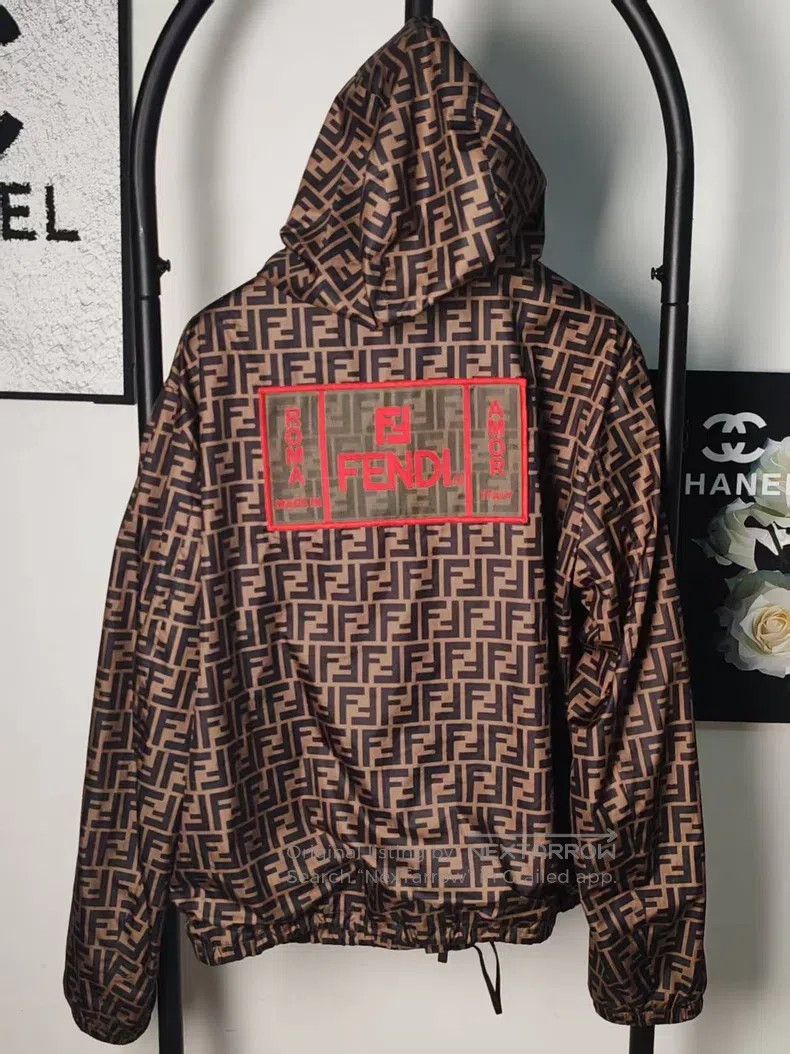 Fendi Fendi Printed Windbreaker Jacket Size US M / EU 48-50 / 2 - 2 Thumbnail