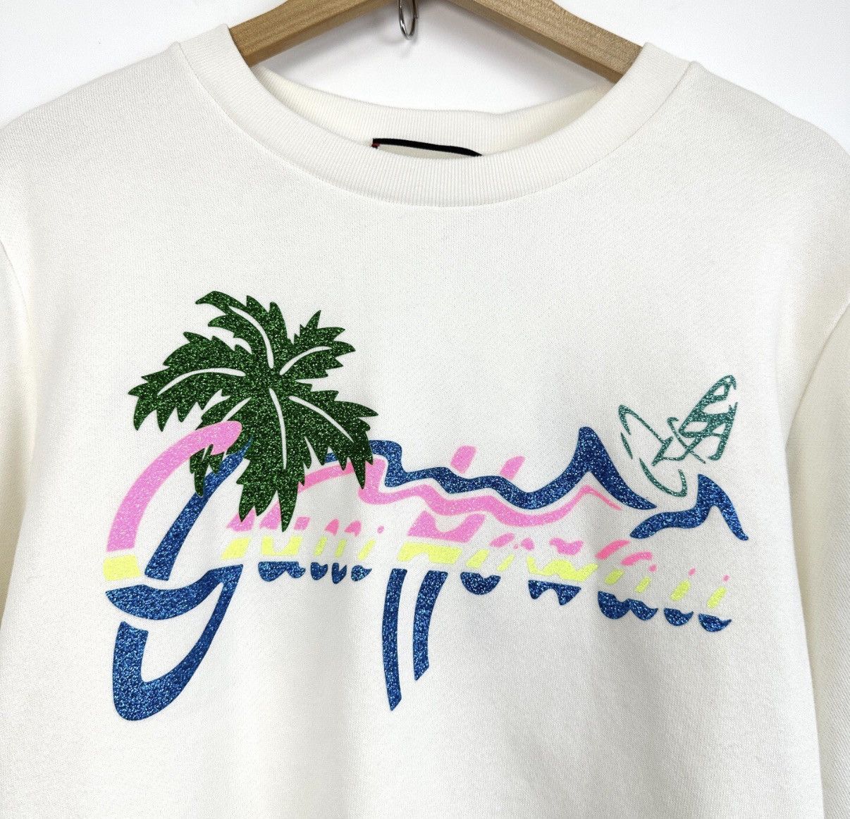 Gucci Gucci Palm Tree Loose Short Crew Neck Sweatshirt K12 Size XS / US 0-2 / IT 36-38 - 5 Thumbnail