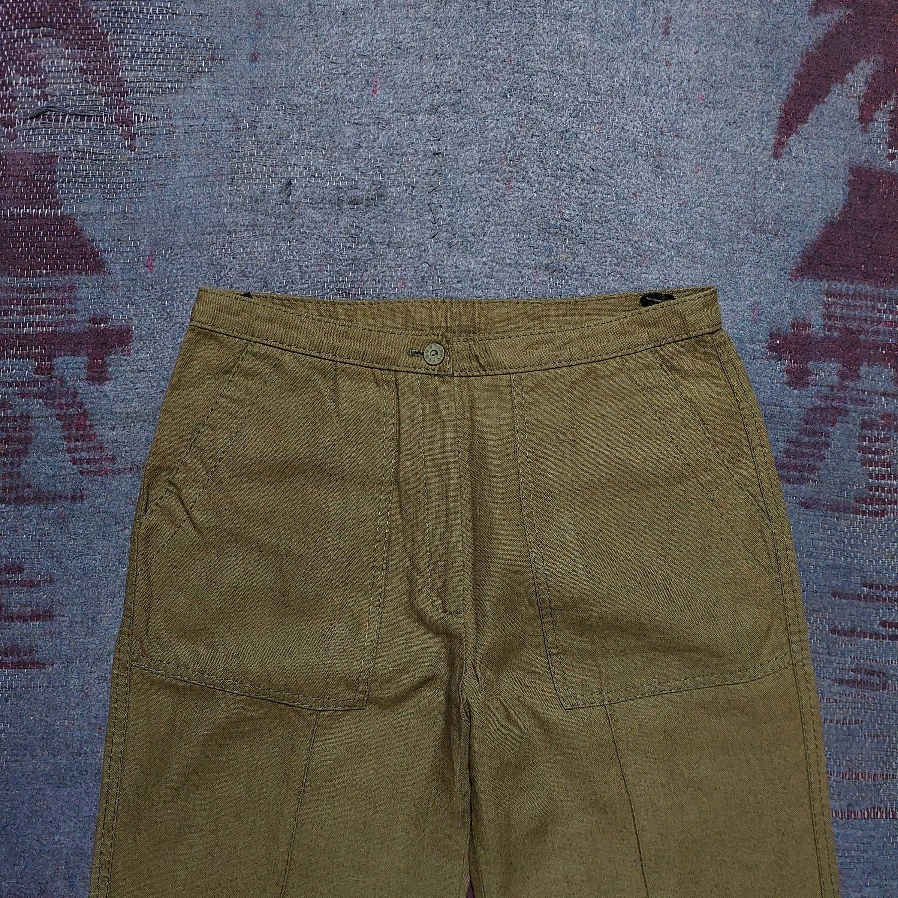 GOA La moda goji wide fatique lined flared pants Size US 28 / EU 44 - 3 Thumbnail