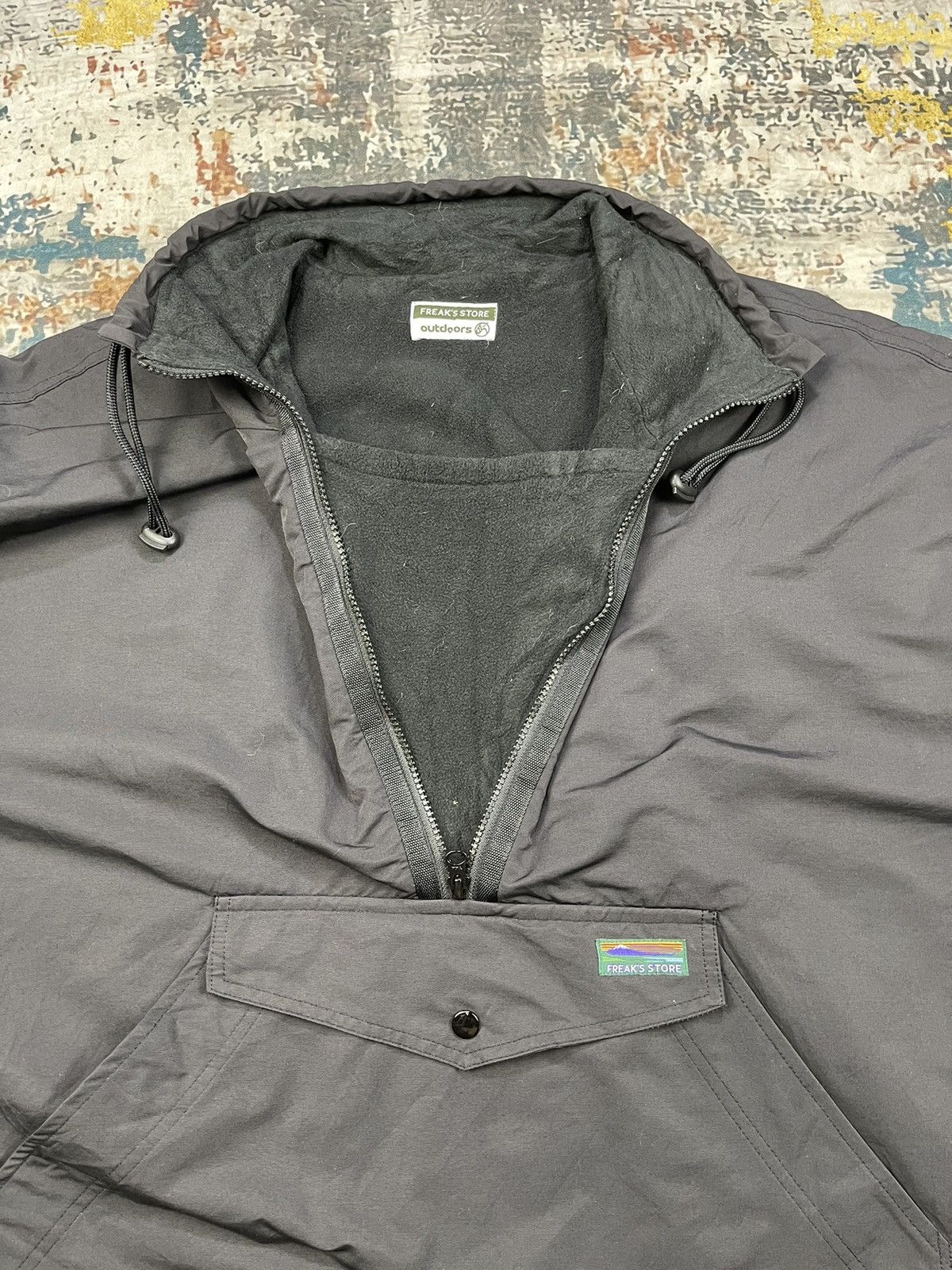 Japanese Brand Freak Store l Freesize Anorak Half Zipper Jackets Size ONE SIZE - 8 Thumbnail
