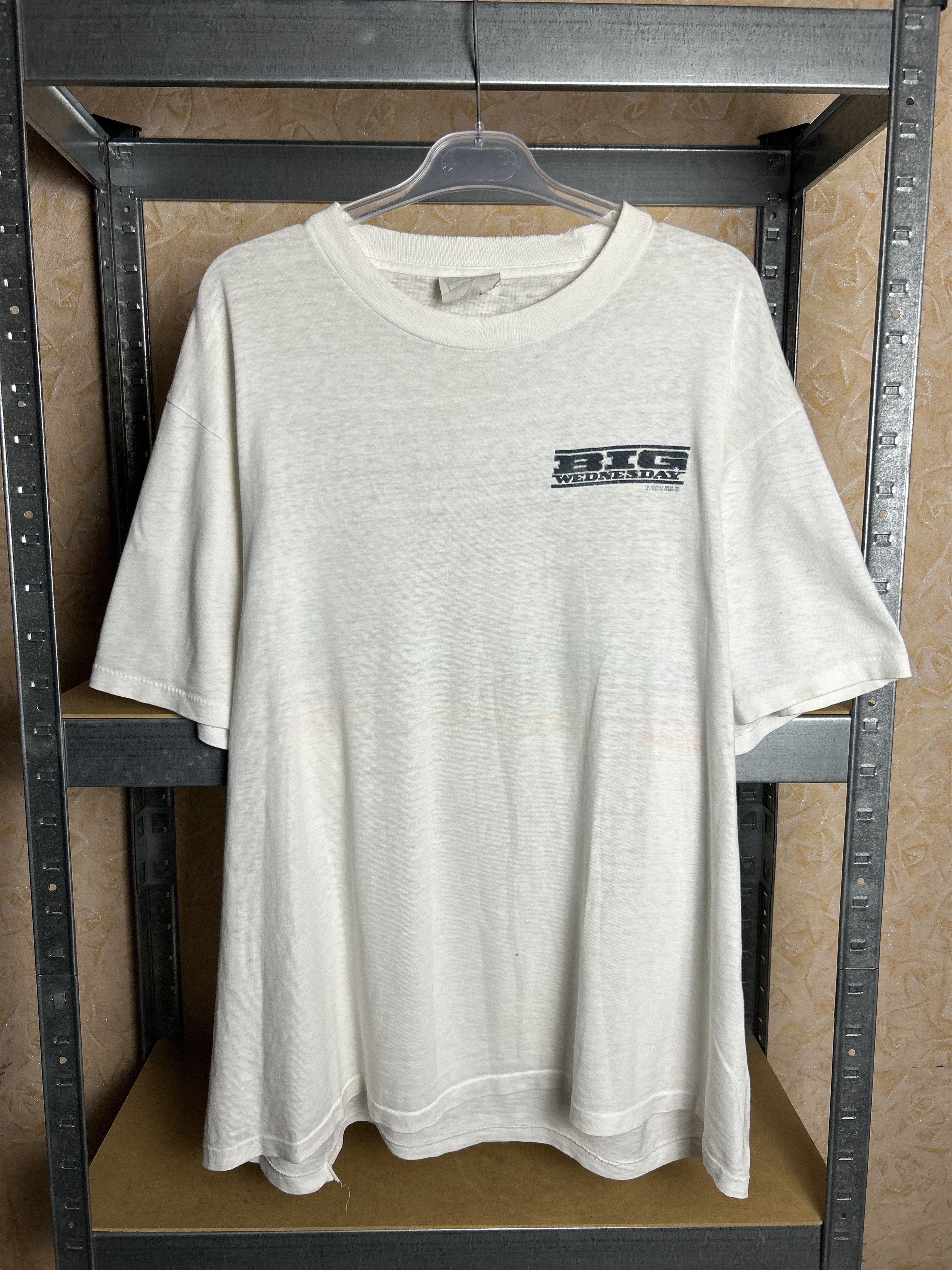 Vintage Vintage 80s Big Wednesday Warner Bros Movie T-shirt Size US XL / EU 56 / 4 - 2 Thumbnail