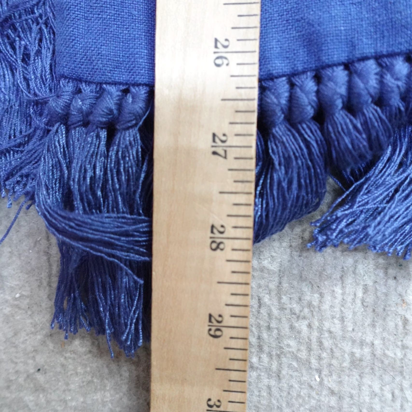 Tory Burch Tory Burch Cardigan Jacket Blue 6 Open Front Tassels Linen Knit Womens Jacket Size M / US 6-8 / IT 42-44 - 6 Thumbnail