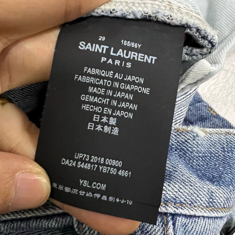 Yves Saint Laurent Saint LaruentCashew paneled jeans 2502-Nextarrow Size US 29 - 4 Thumbnail