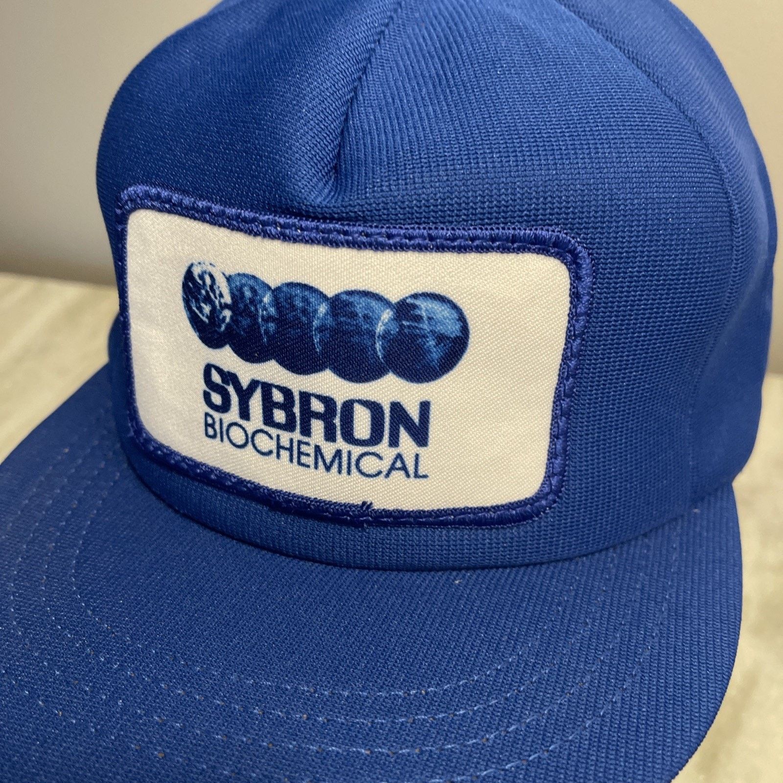 Vintage Unisex Adj Strapback Sybron BioChem Patch Spellout Hat Vtg Size ONE SIZE - 3 Thumbnail