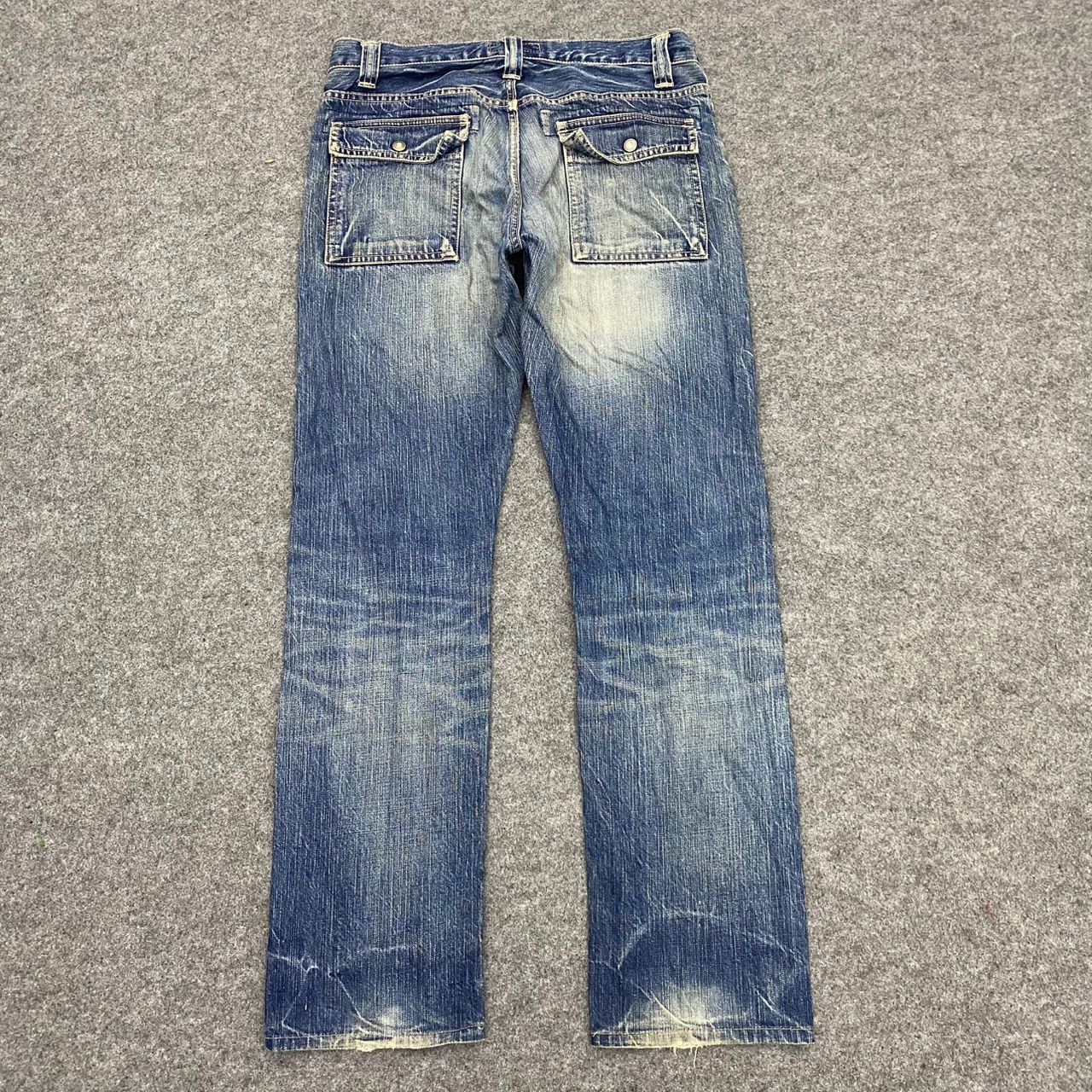 Japanese Brand 💥Vintage Johnbull Kojima Bushpant Distressed Denim Size US 34 / EU 50 - 2 Thumbnail