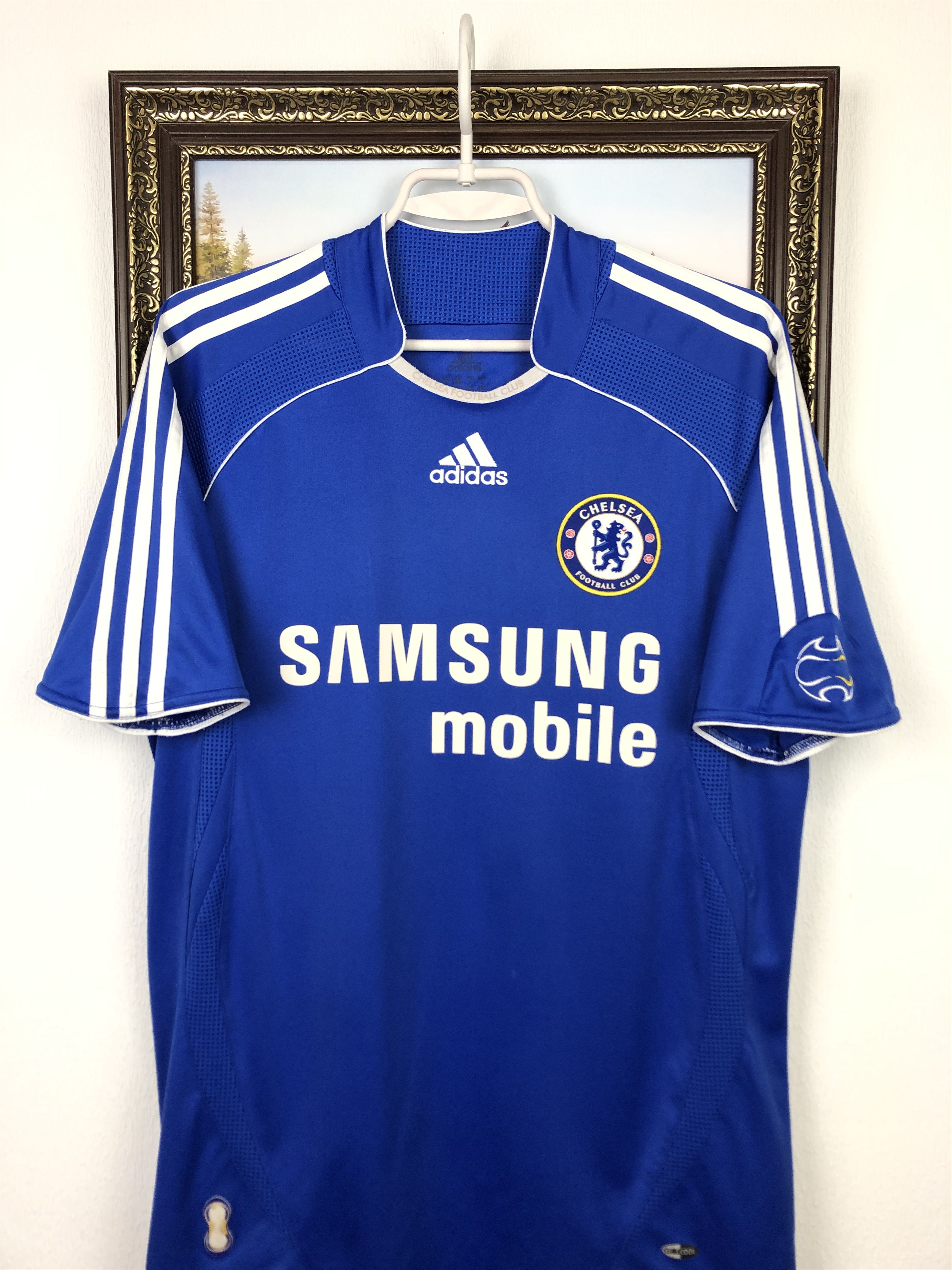 Adidas Chelsea football shirt 2006 Soccer #8 Lampard Adidas Jersey Size US S / EU 44-46 / 1 - 4 Thumbnail