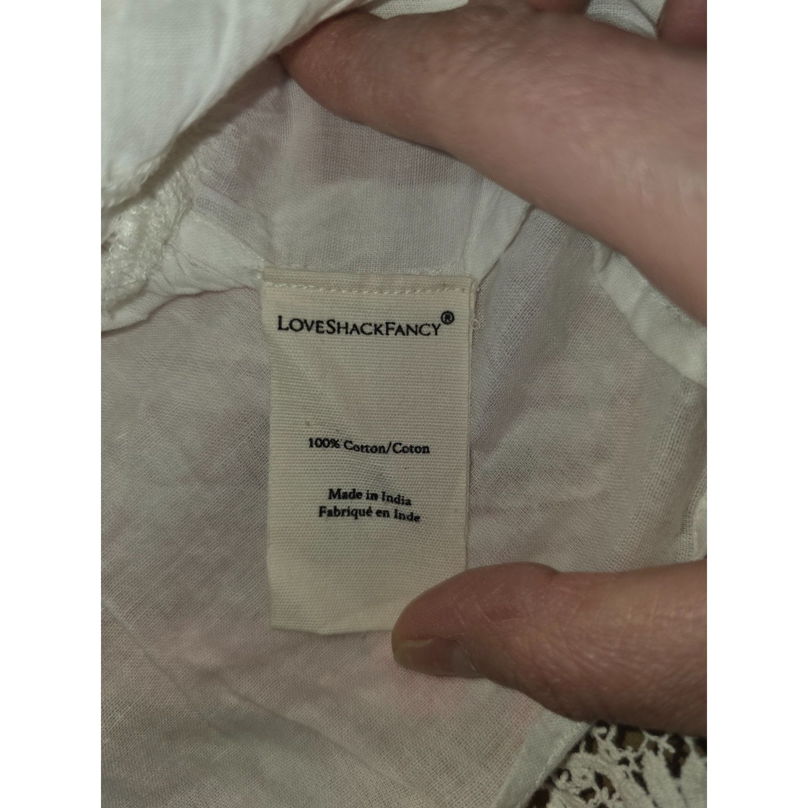 LoveShackFancy LoveShackFancy Tanisha Ruffle Skirt Blue Moon Sands Size L Size 32" / US 10 / IT 46 - 5 Thumbnail