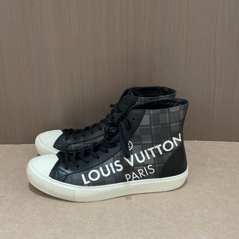 Louis Vuitton Louis Vuitton Tattoo High-Top Fashion Sneakers 0079 Size US 8 / EU 41 - 1 Thumbnail