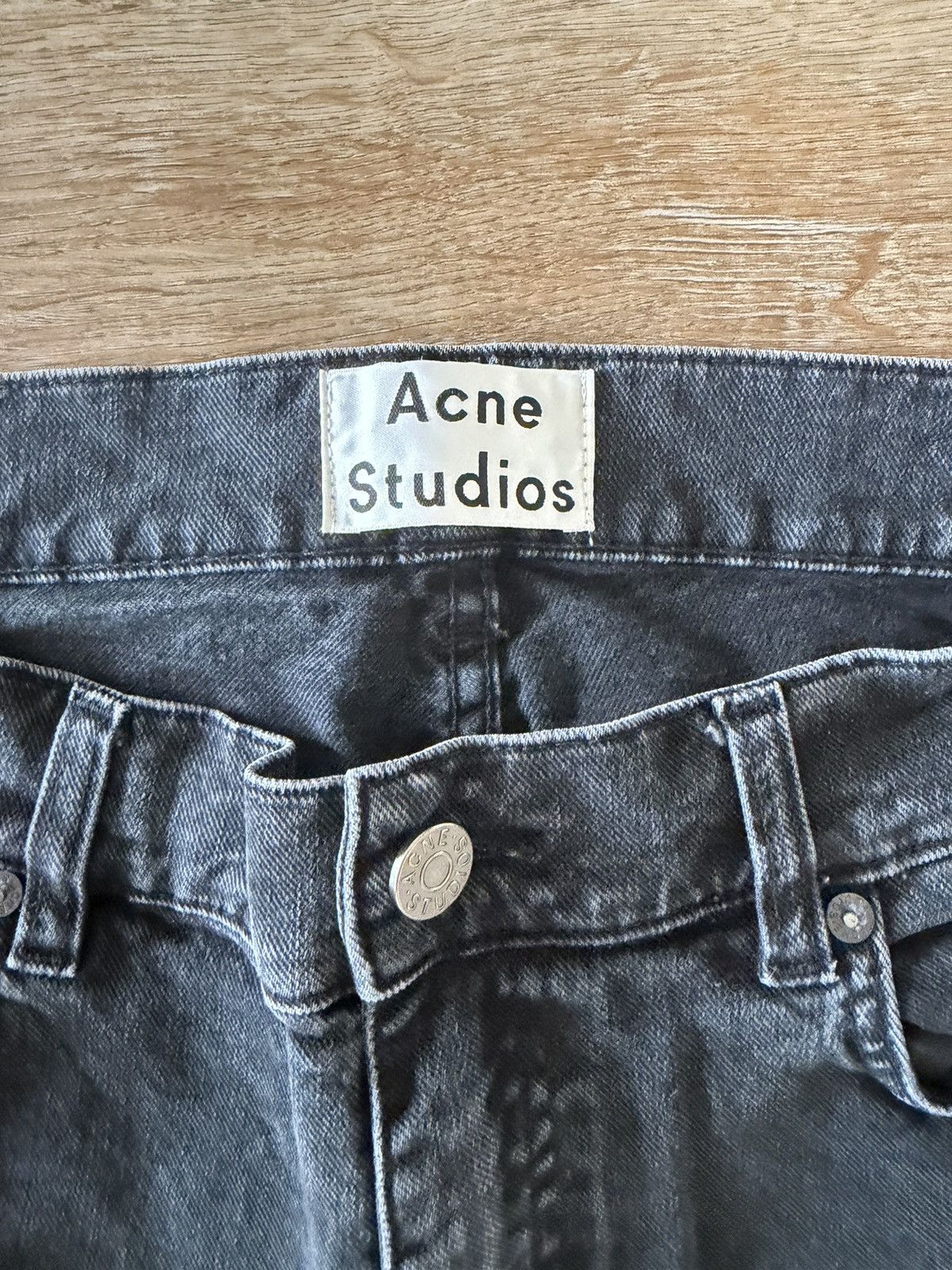 Acne Studios Acne Studio Black Denim Size US 34 / EU 50 - 2 Thumbnail