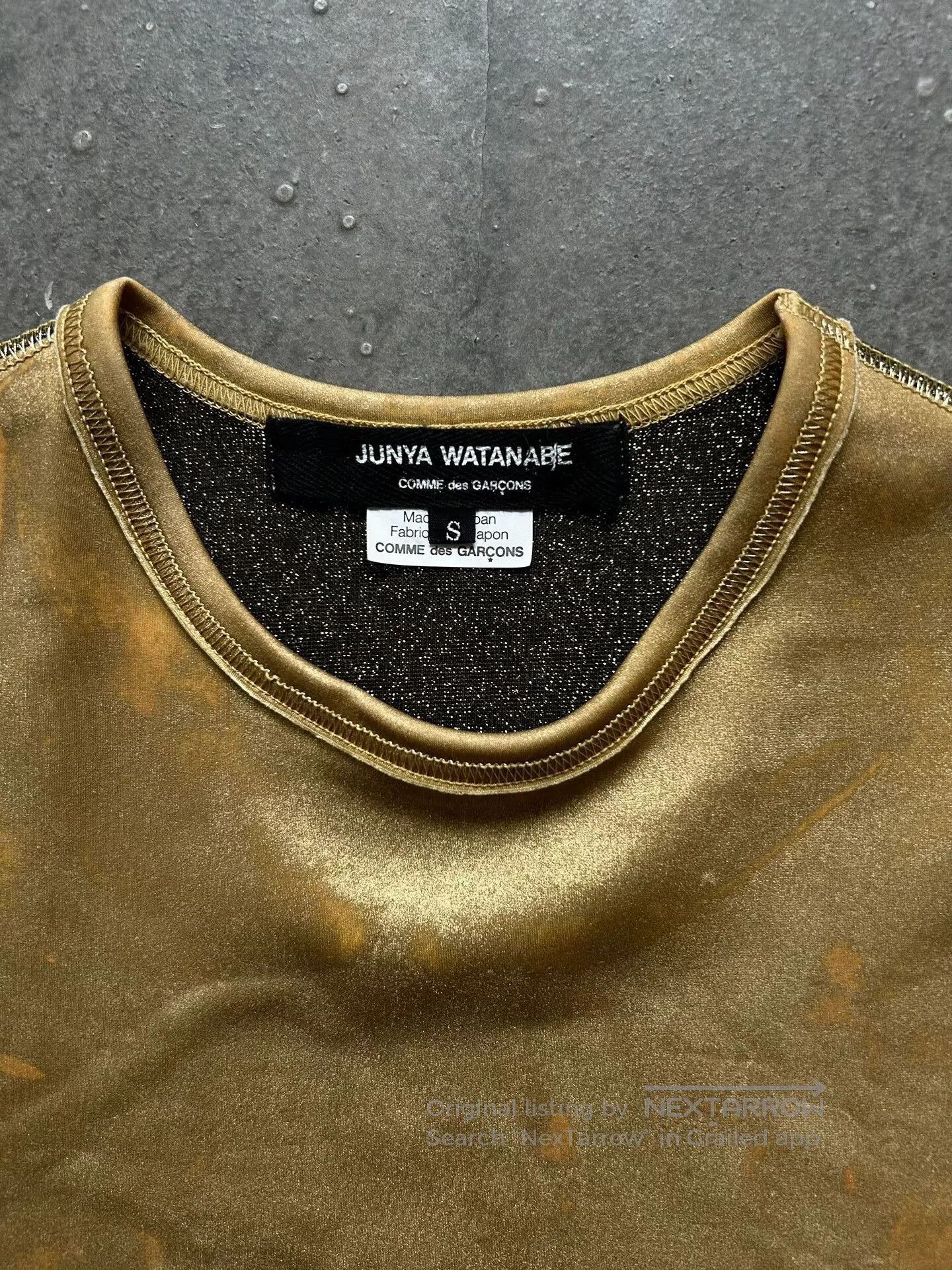 Junya Watanabe junya watanabe metal fabric short sleeve shirt. Size US S / EU 44-46 / 1 - 3 Thumbnail