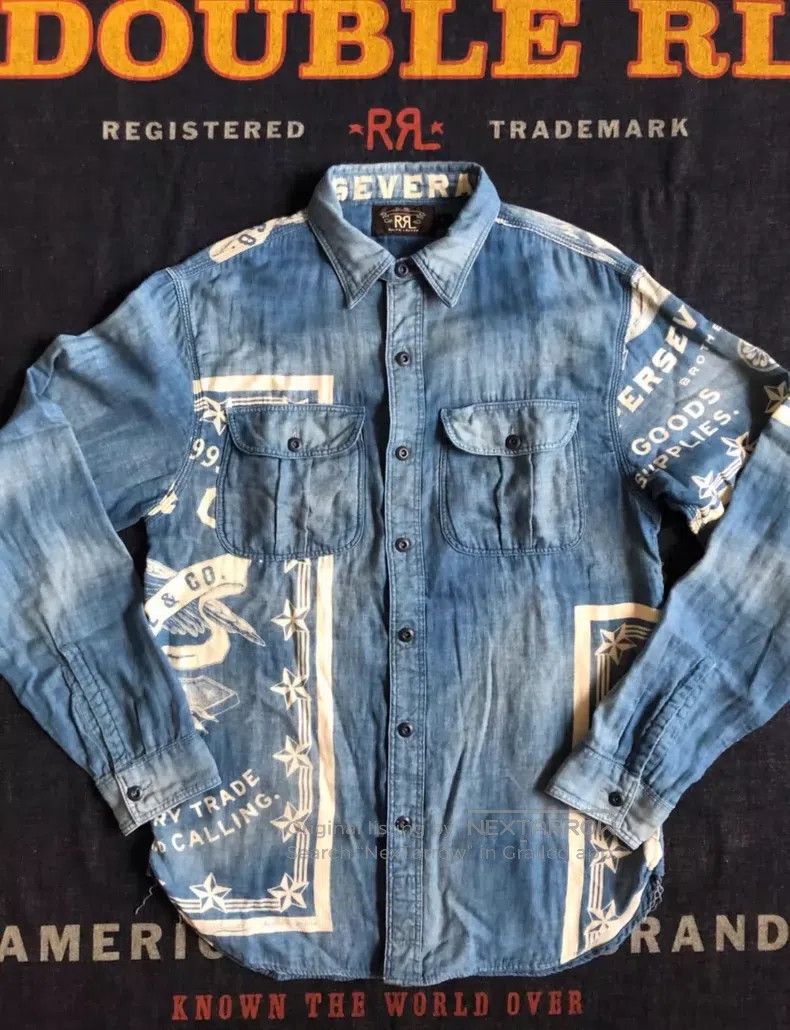 RRL Ralph Lauren RRL Ralph Lauren Outdated old shirt Size US S / EU 44-46 / 1 - 1 Thumbnail