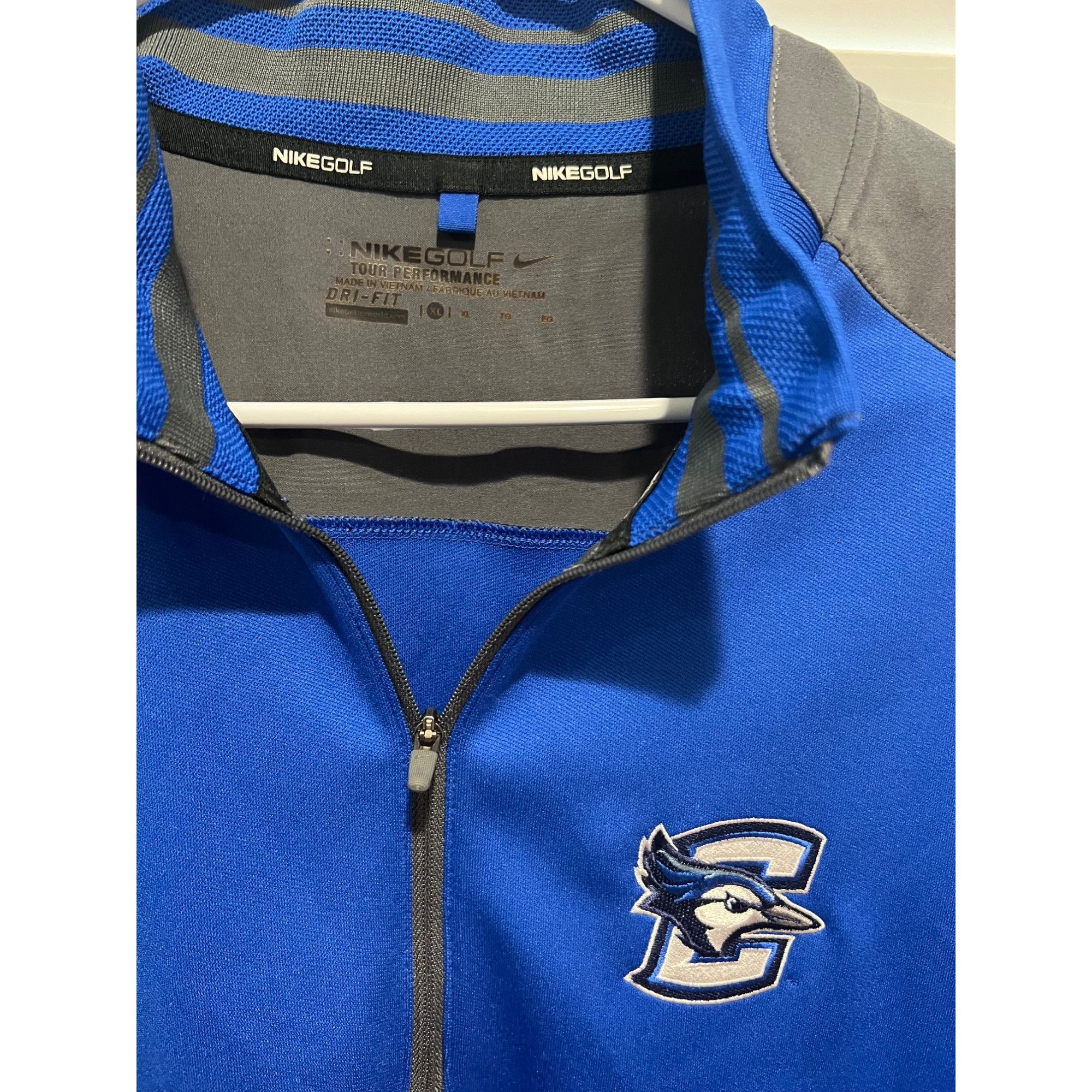 Nike Nike Creighton Bluejays 1/4 Zip Pullover - Size XL Size US XL / EU 56 / 4 - 2 Thumbnail