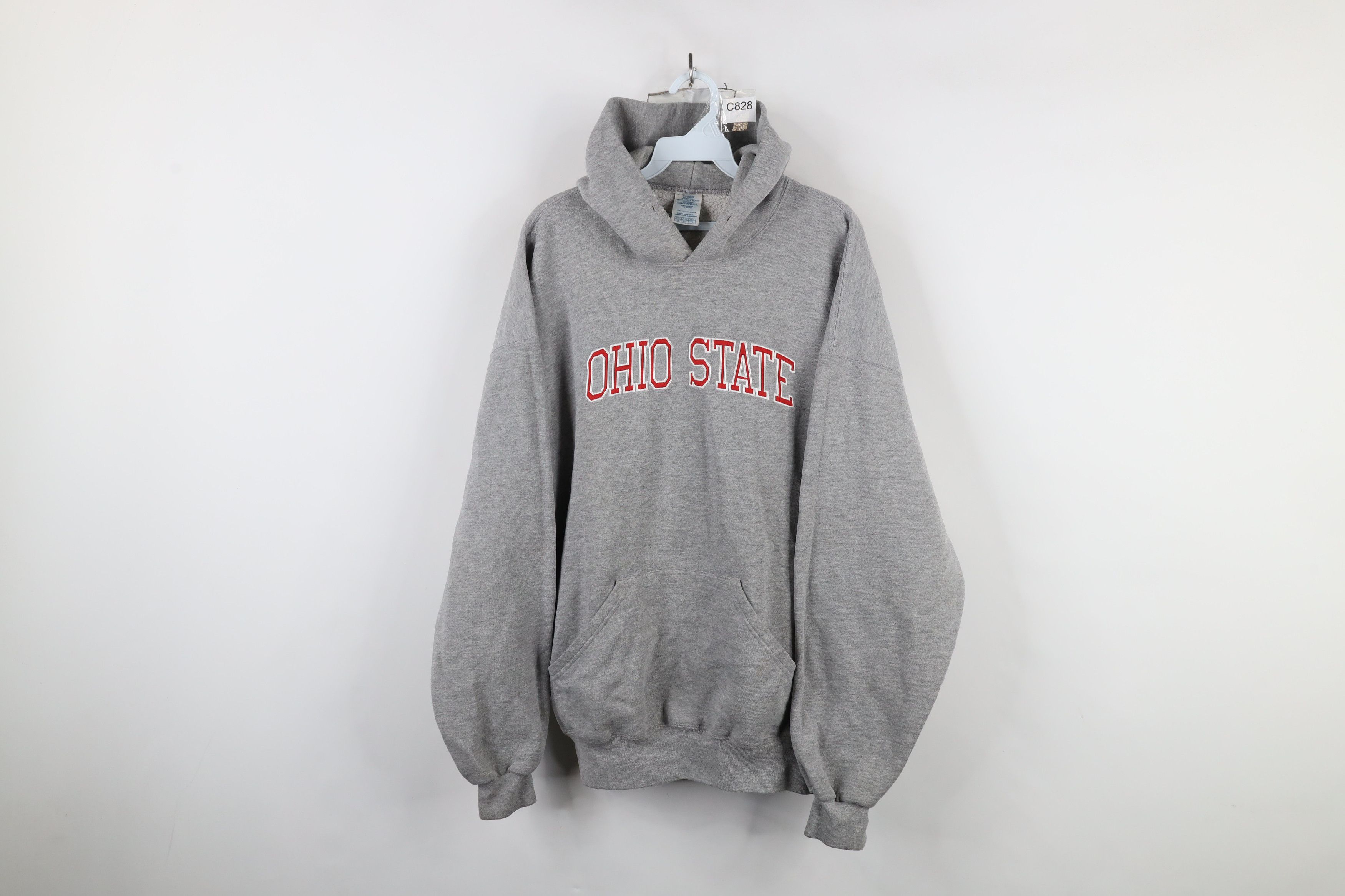 Vintage Vintage 90s Spell Ohio State University Hoodie Sweatshirt Size US XL / EU 56 / 4 - 1 Thumbnail