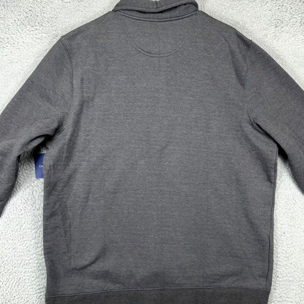 Croft & Barrow Croft & Barrow Pullover Polo Sweatshirt Adult XL Gray Quarter Zip Mens New Size US XL / EU 56 / 4 - 3 Thumbnail