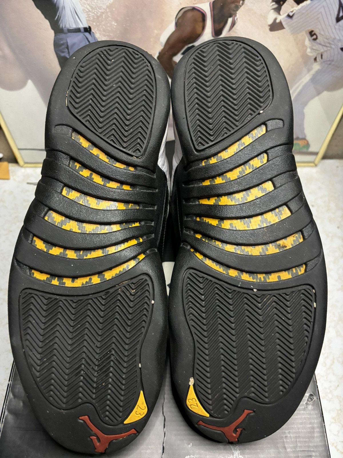 Jordan Brand Jordan Retro 12 ‘Taxi’ Size US 12 / EU 45 - 5 Thumbnail