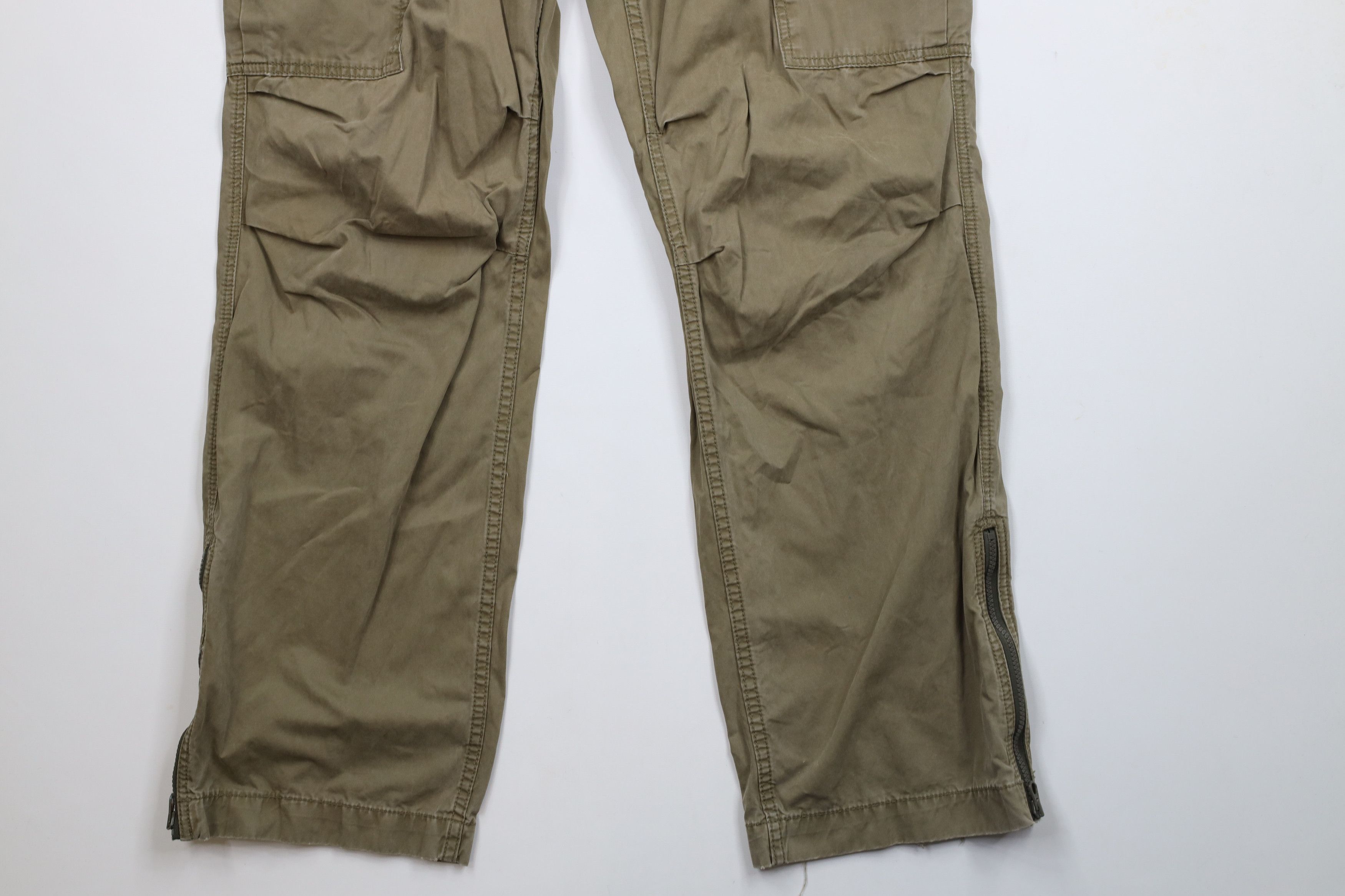 Express × Vintage Vintage Y2K Express X2 Military Baggy Wide Leg Cargo Pants Size US 36 / EU 52 - 4 Thumbnail