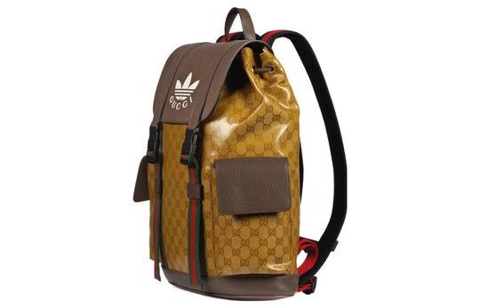 Adidas × Gucci 💥LIMITED💥Gucci X Adidas Leather Monogram Logo Backpack Size ONE SIZE - 2 Thumbnail