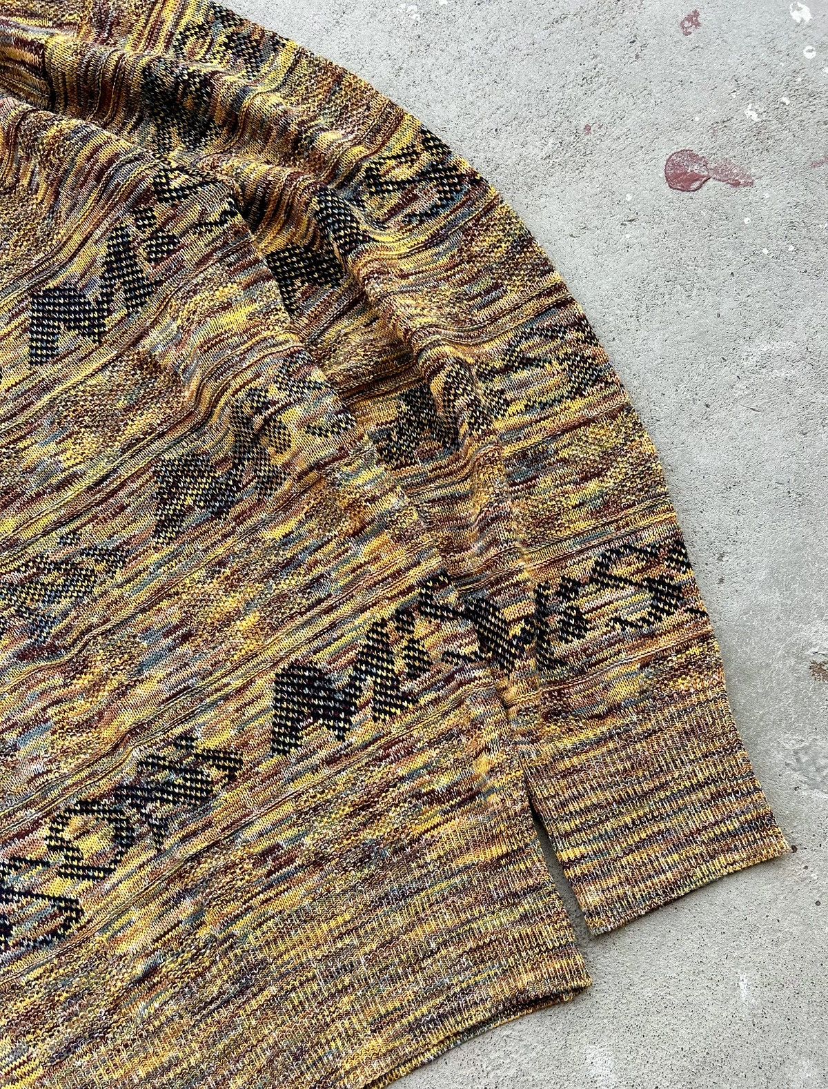 Missoni 💥CRAZY💥 VINTAGE MISSONI LOGO INTARSIA KNIT Size US L / EU 52-54 / 3 - 3 Thumbnail