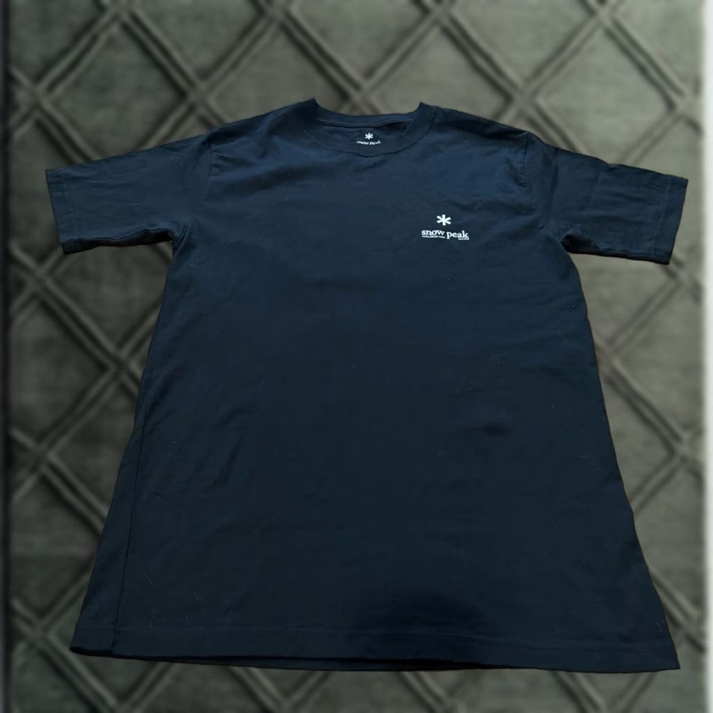 Snow Peak Snow Peak T Shirt Mens M Black Camping Home Camp Crew Neck Short Sleeve Cotton 2020s Men's Size M Black Camping Home Camp Snow Peak Shirt Size US M / EU 48-50 / 2 - 1 Thumbnail