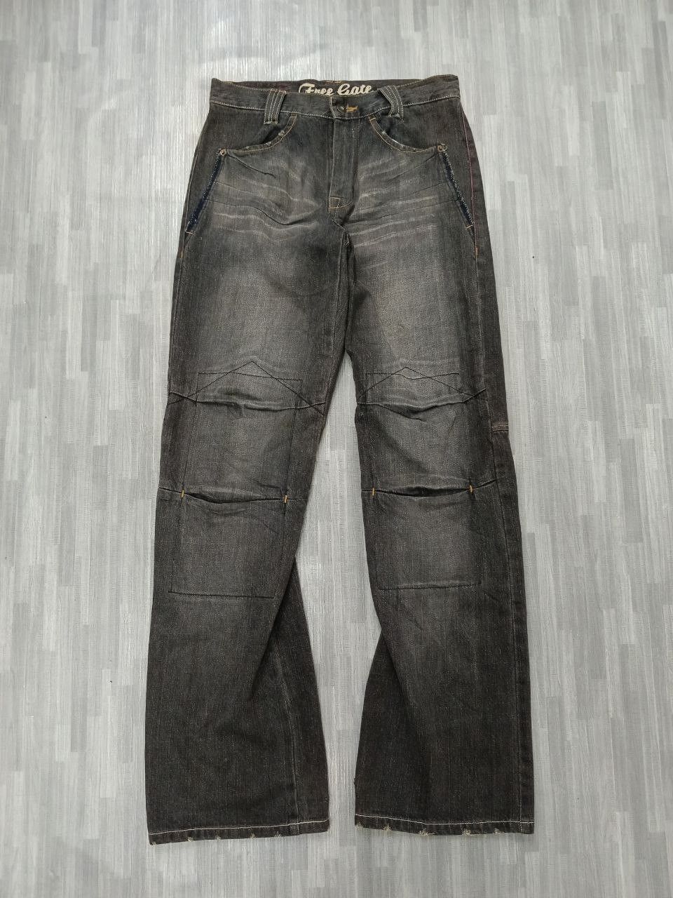 Japanese Brand FLARE SICK GATE DENIM PANTS Size US 29 - 2 Thumbnail