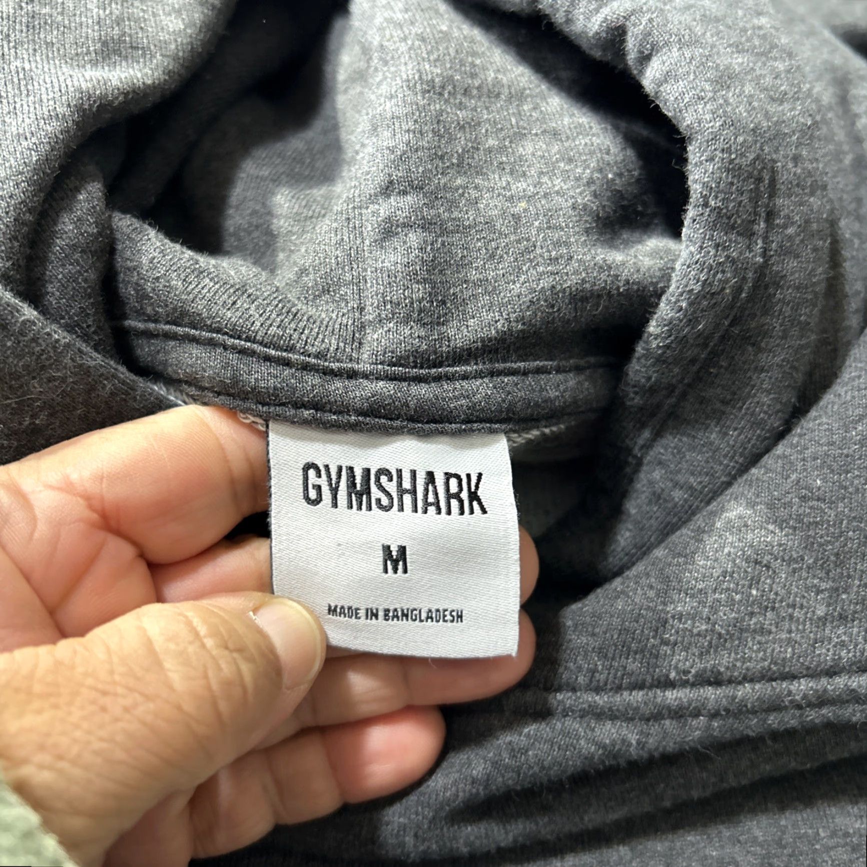 Gymshark Gymshark Hoodie Men Medium Gray Pullover Baggie Crew Neck Long Sleeve Size US M / EU 48-50 / 2 - 7 Thumbnail