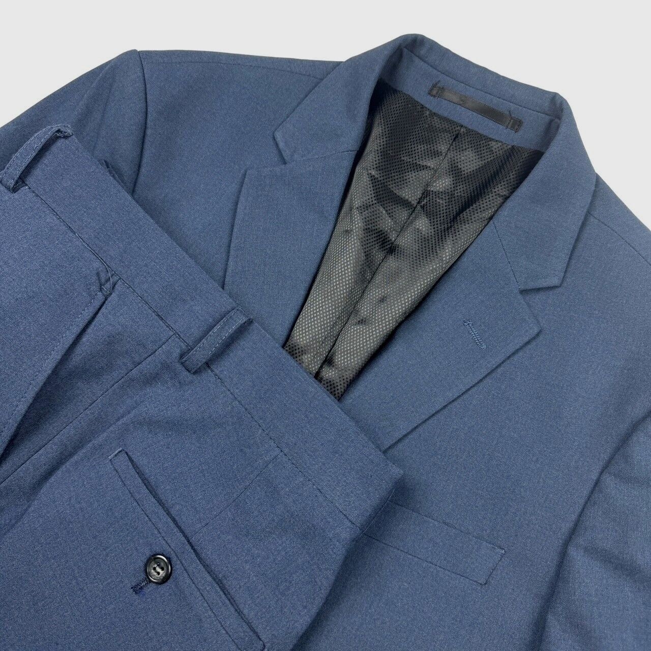 Lindbergh Lindbergh White Men's 2 Piece Slim Fit Suit Size 36R - 1 Thumbnail