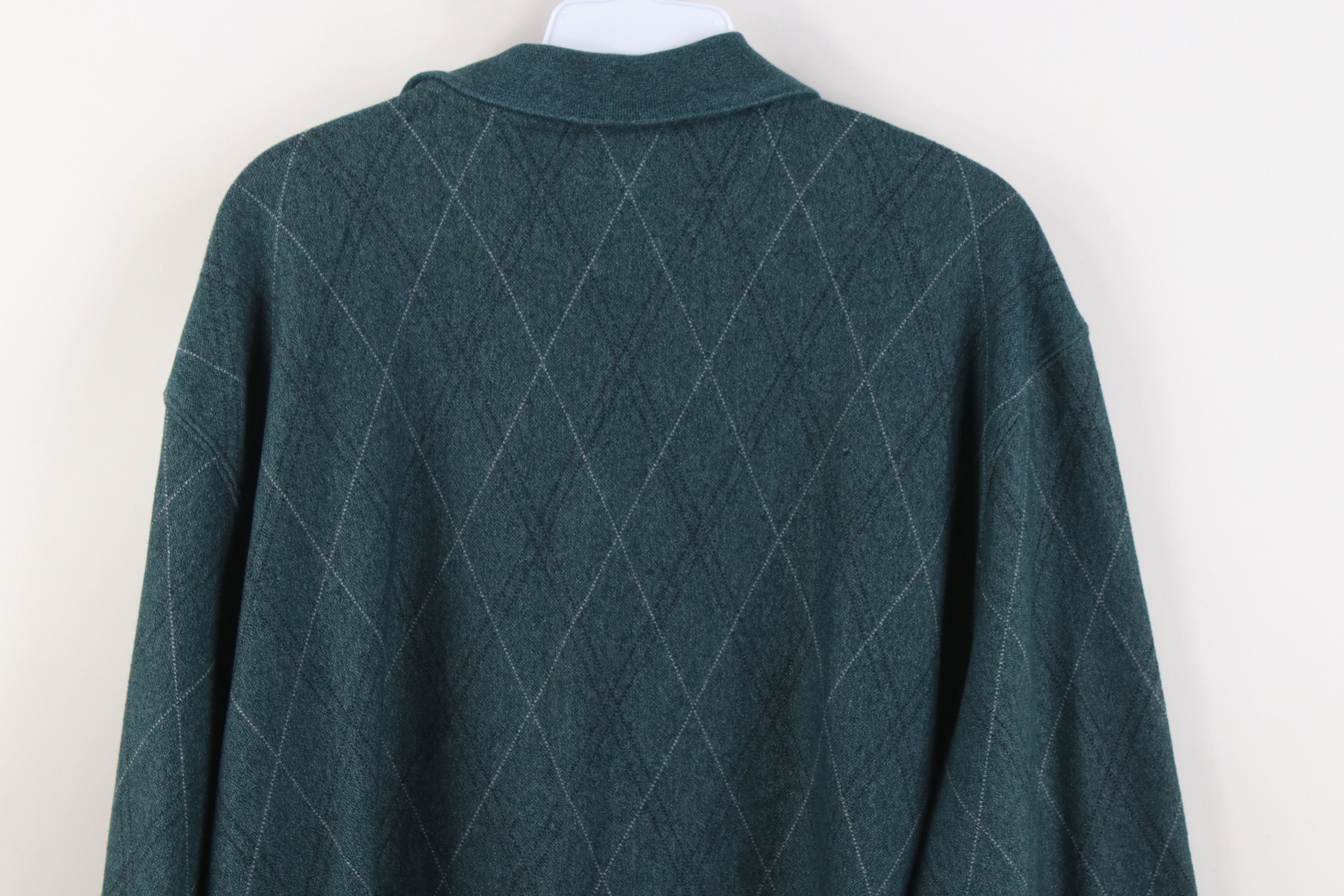 Vintage Vintage 90s Y2K Streetwear Knit Long Sleeve Rugby Polo Size US XXL / EU 58 / 5 - 10 Thumbnail