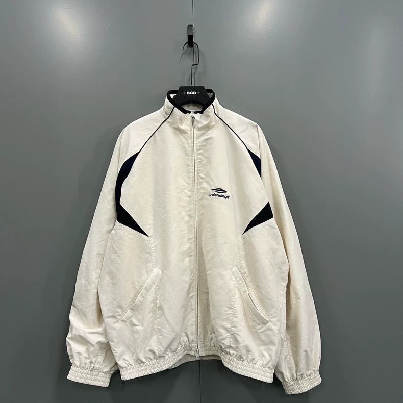 Balenciaga 3B Embroidered Letter logo Color Contrast Jacke