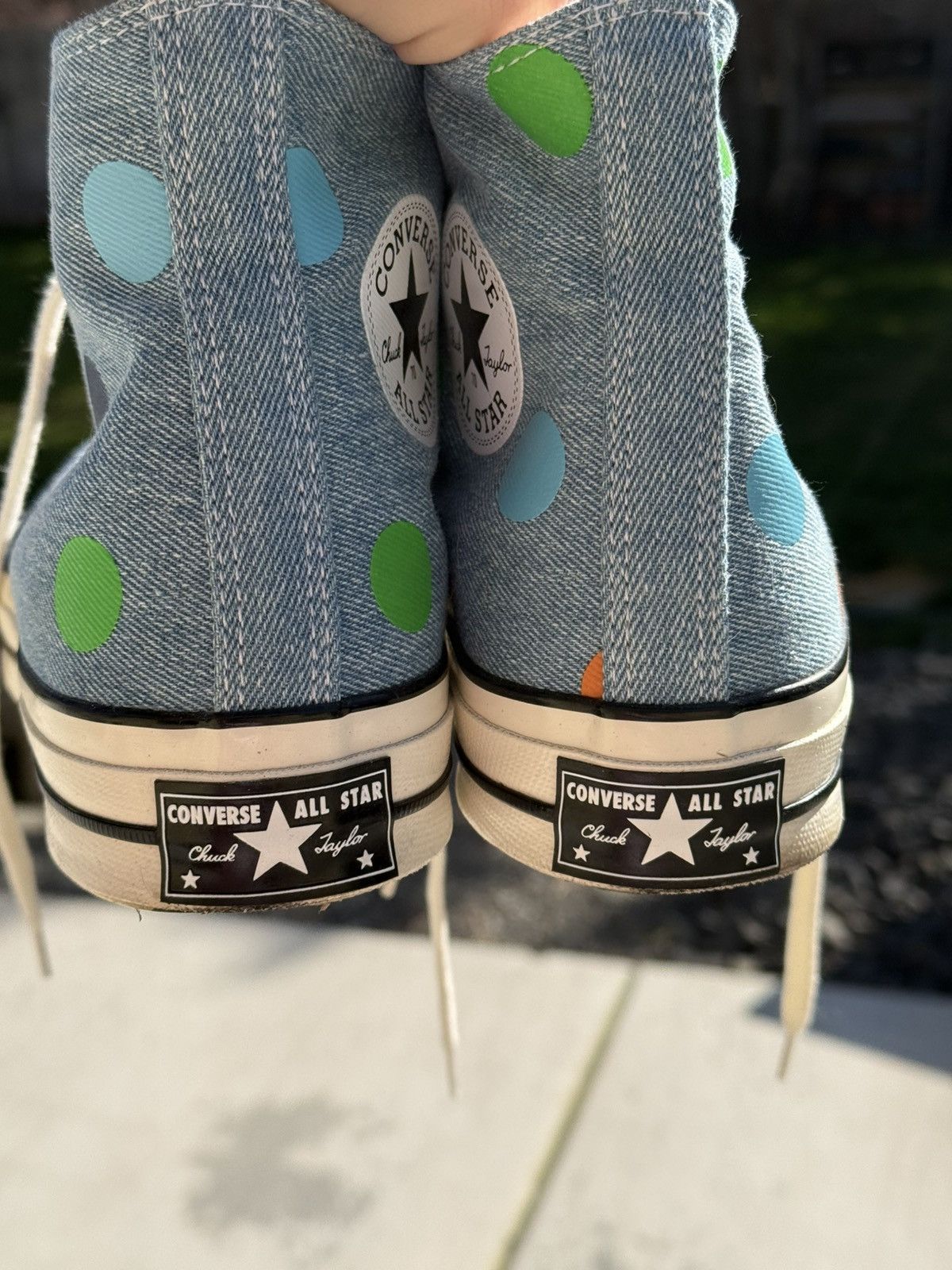 Converse × Golf le Fleur Polk-a-Dot Converse x GOLFWANG Chuck Taylors Size US 9 / EU 42 - 10 Thumbnail