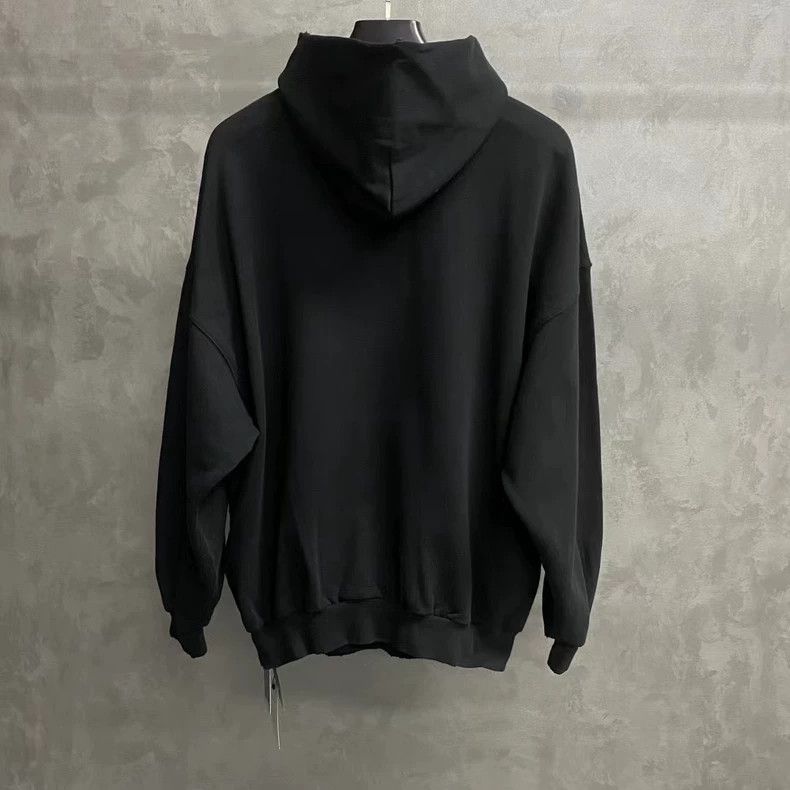 Balenciaga Balenciaga Black printed logo hoodie Size US S / EU 44-46 / 1 - 2 Thumbnail