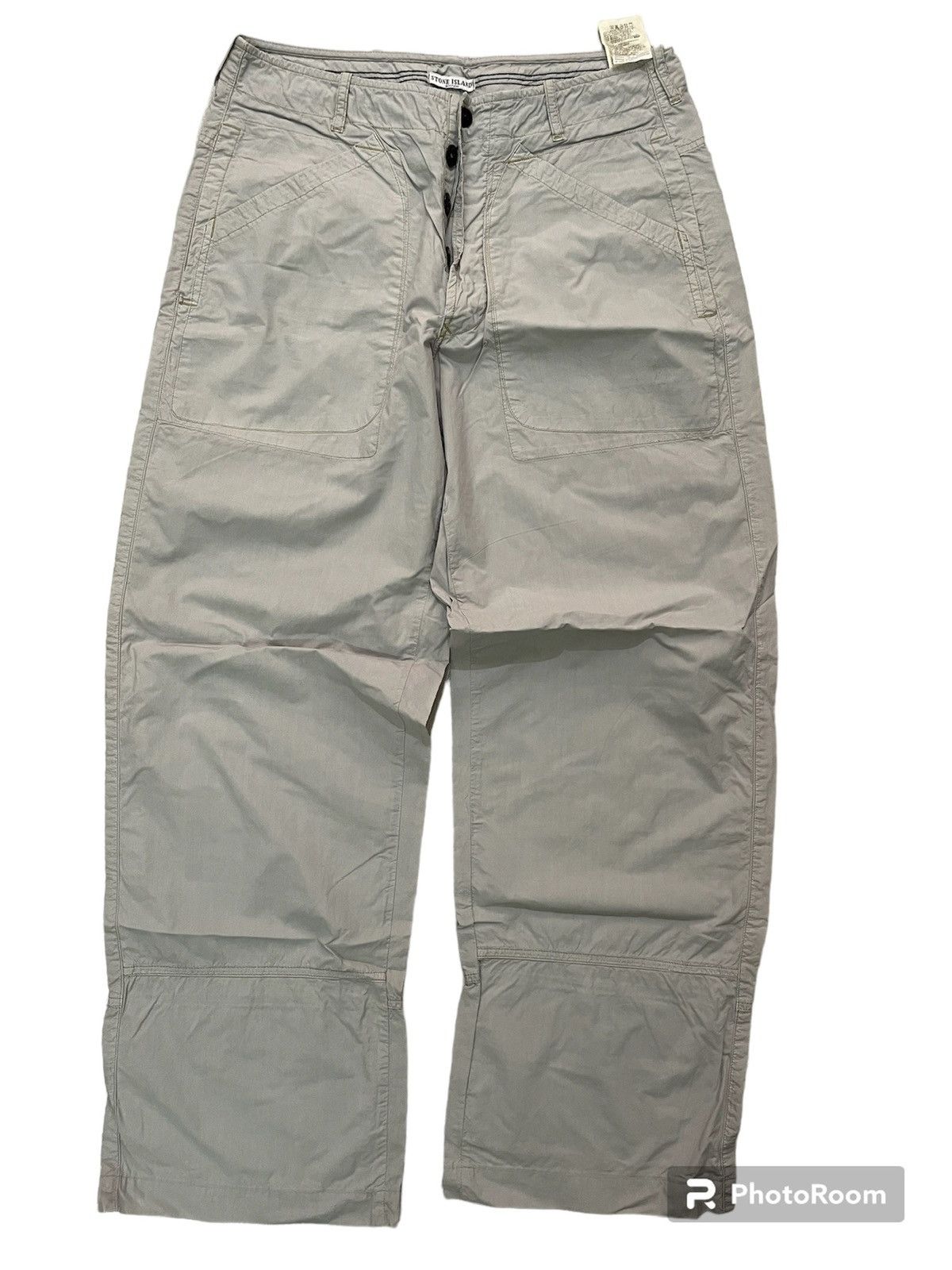 Stone Island Vintage Stone Island Lightweight Cargo Pants S/S 2005 Size US 32 / EU 48 - 1 Thumbnail