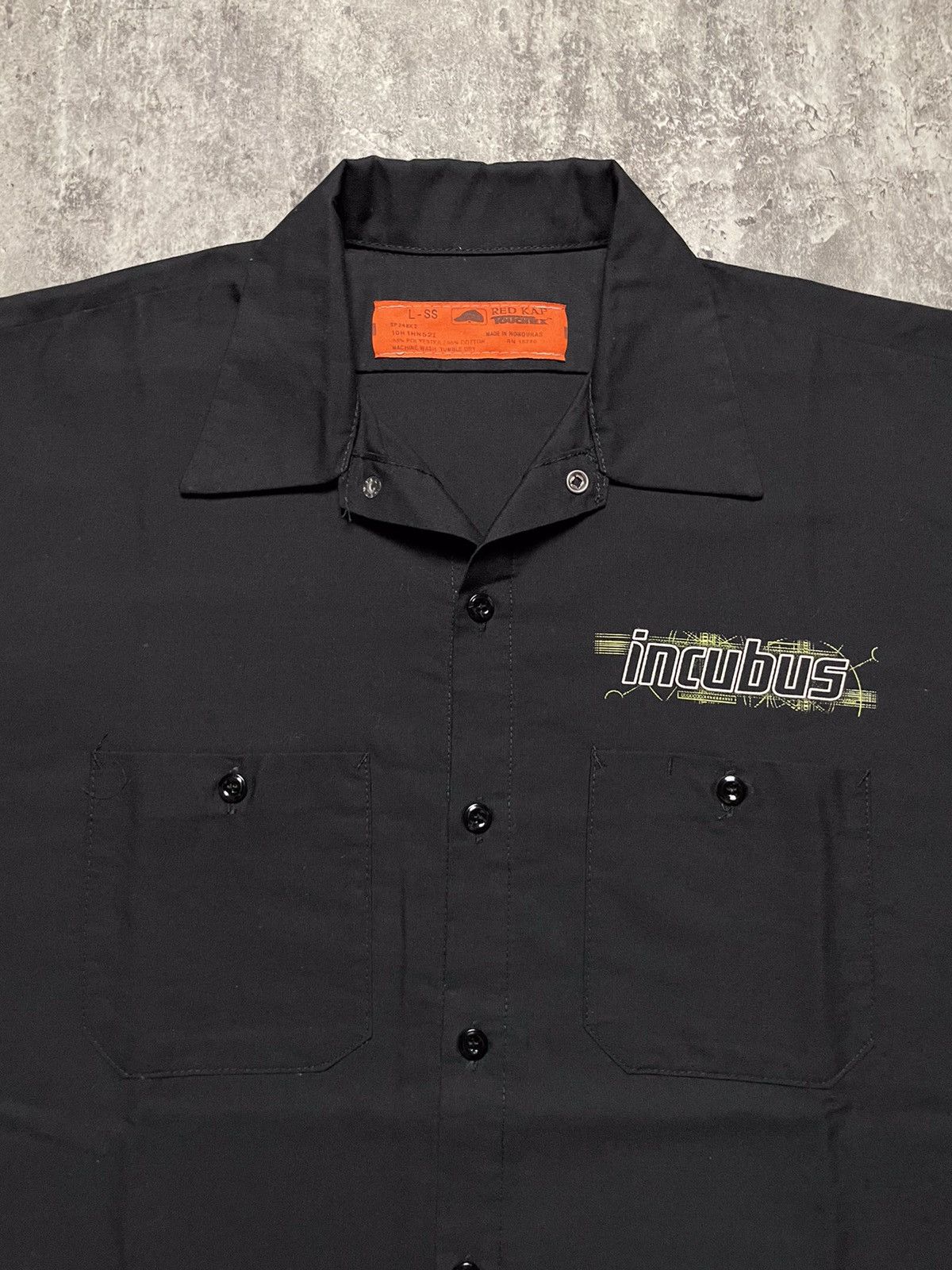 Band Tees 🔥 RARE Vintage Y2K 2001 Incubus PARDON ME Red Kap Workshirt Size US L / EU 52-54 / 3 - 5 Thumbnail