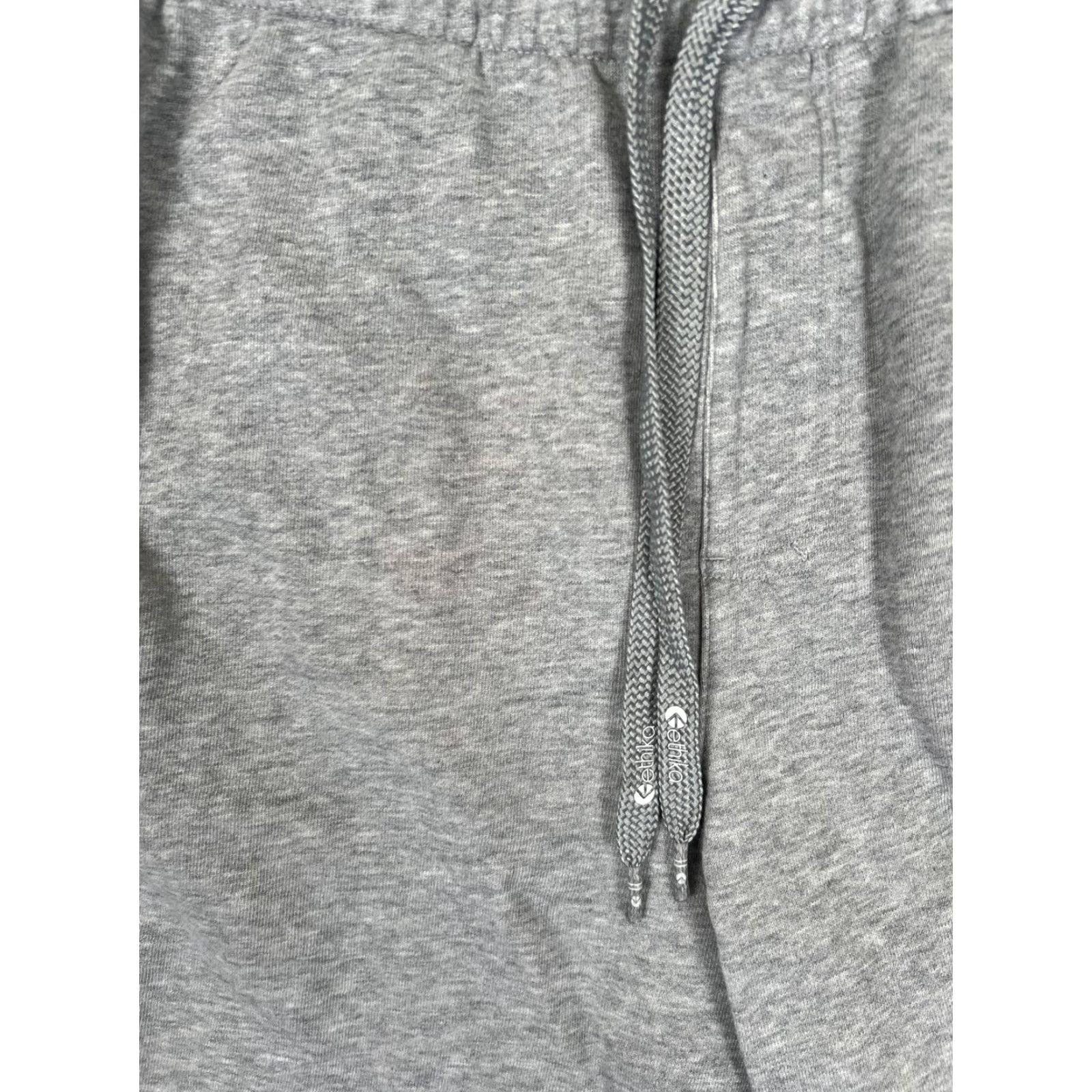 Vintage Ethika Sweat Shorts Mens L Gray Cotton Elastic Waist Drawstring Pockets Casual Size US 33 - 2 Thumbnail