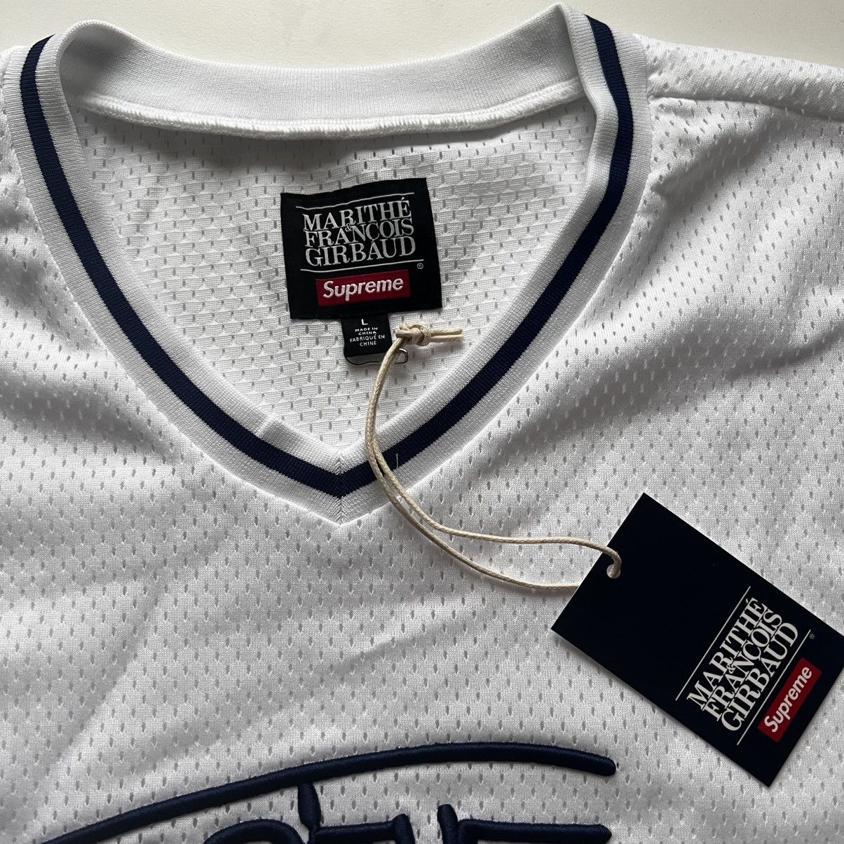 Supreme Supreme Marithé + François Girbaud Hockey Jersey White L Size US L / EU 52-54 / 3 - 3 Thumbnail
