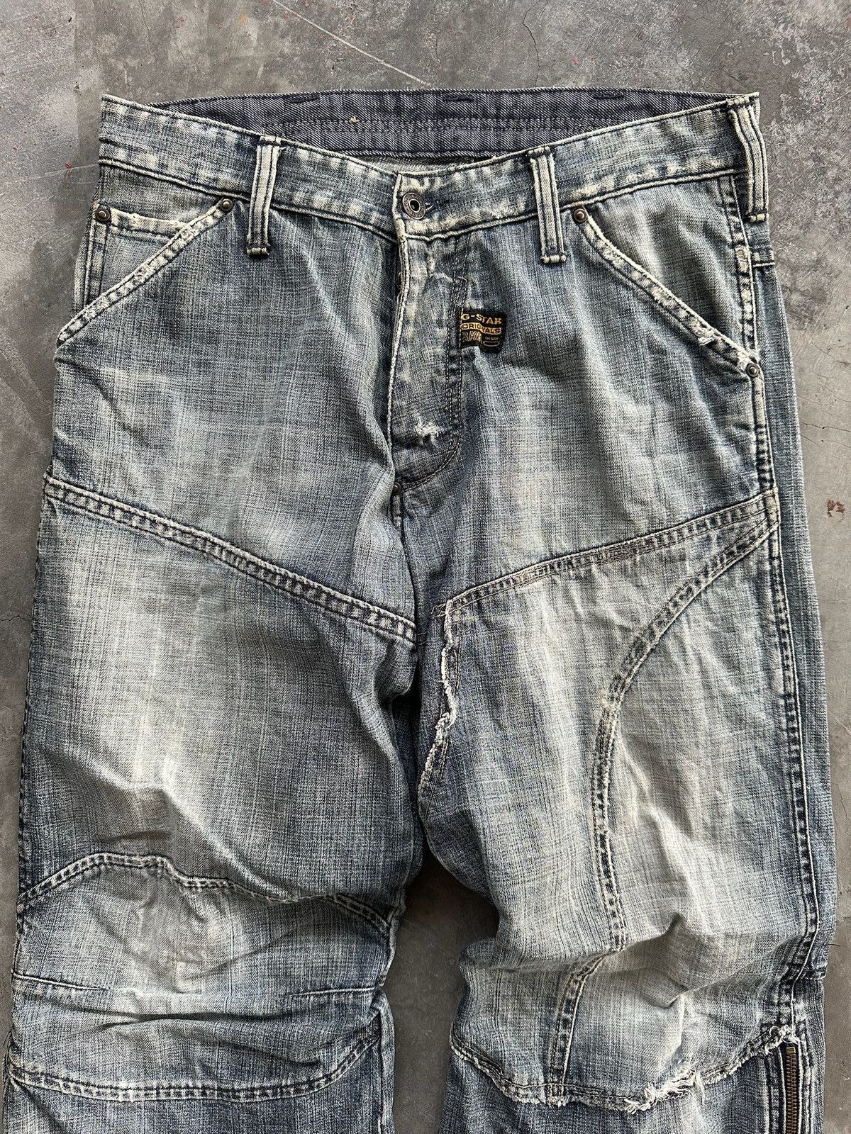 G-Star × Japanese Brand Vintage Tactical G-star Raw Denim Balenciaga Style Bondage Size US 32 / EU 48 - 2 Thumbnail