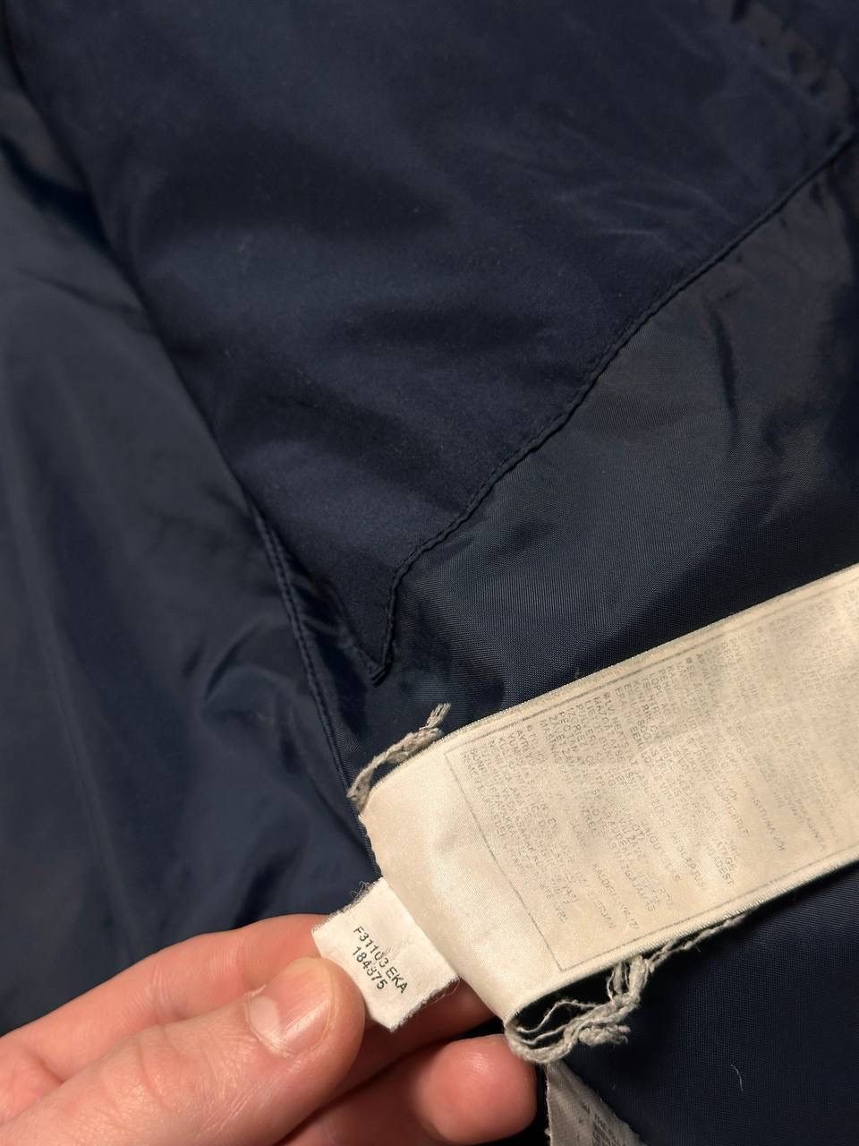 Nike Vintage Nike 2000s Navy Down Puffer Vest with Packable Hood Size US S / EU 44-46 / 1 - 14 Thumbnail