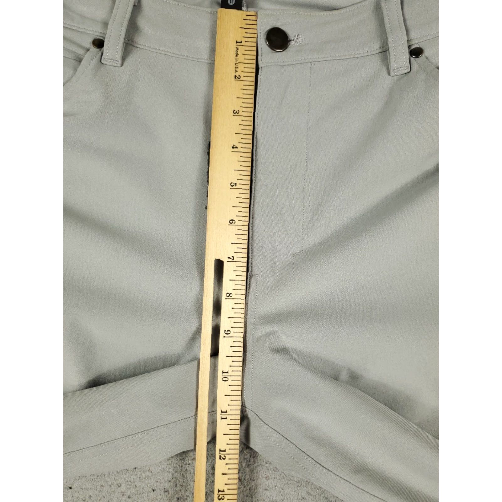 Lululemon Lululemon Pants Mens 38x33 Gray Flat Front Chino Trousers Size US 38 / EU 54 - 3 Thumbnail