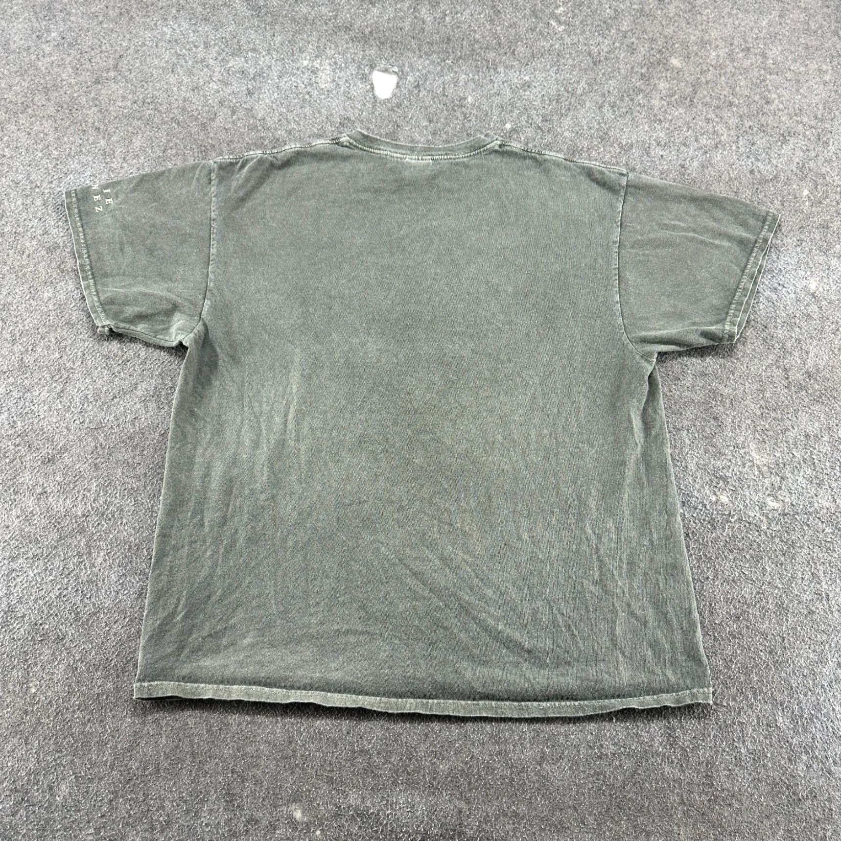 Delta VINTAGE Delta Shirt Mens XL Green Graphic Portals Mushroom Dyed Cotton Singer Size US XL / EU 56 / 4 - 3 Thumbnail
