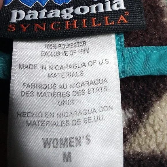 Patagonia Patagonia Synchilla Geometric Snap T Fleece Jacket Size M / US 6-8 / IT 42-44 - 3 Thumbnail