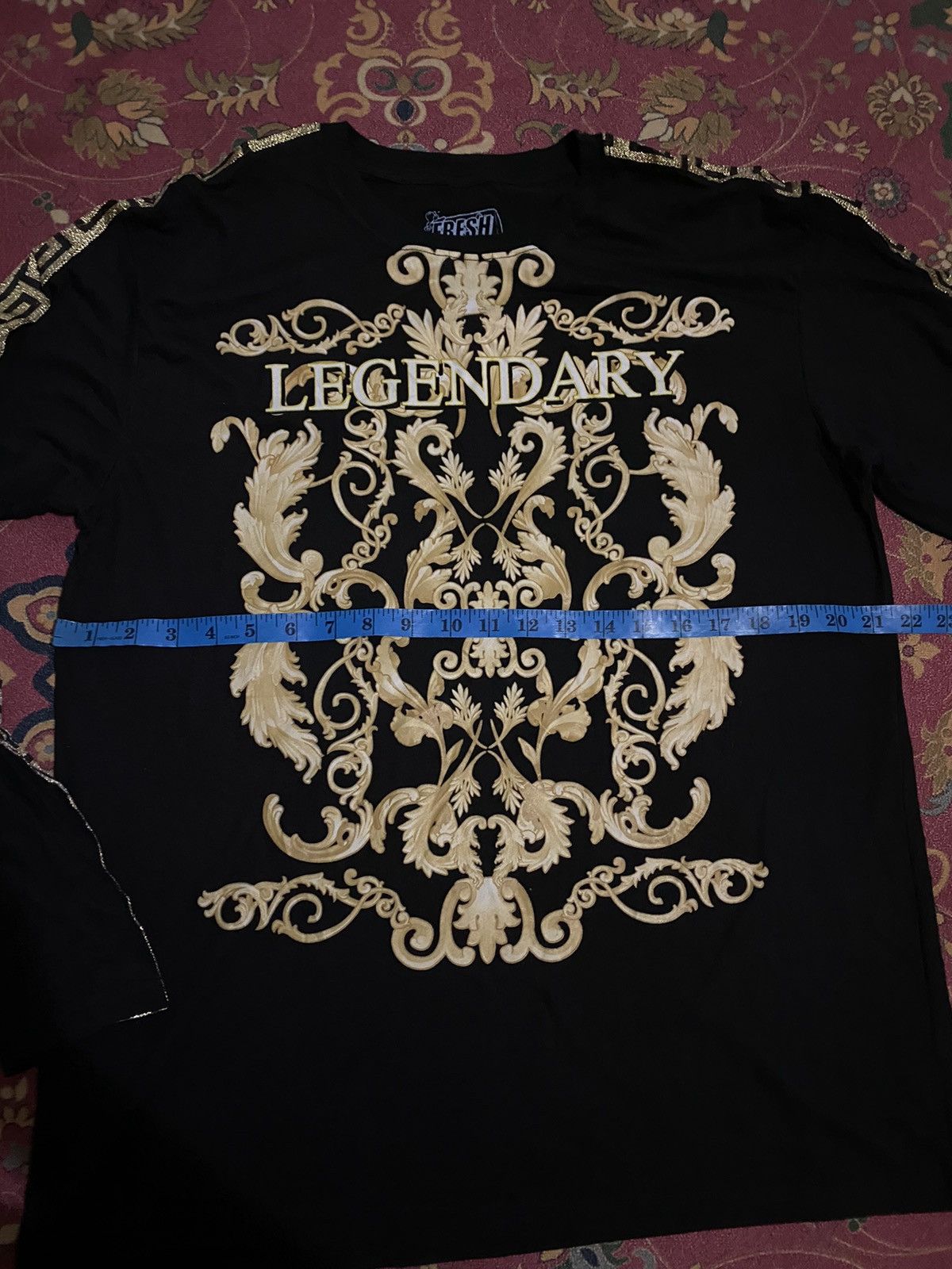 Affliction Fresh Laundry Legendary Striped Gold Tee Size US L / EU 52-54 / 3 - 6 Thumbnail