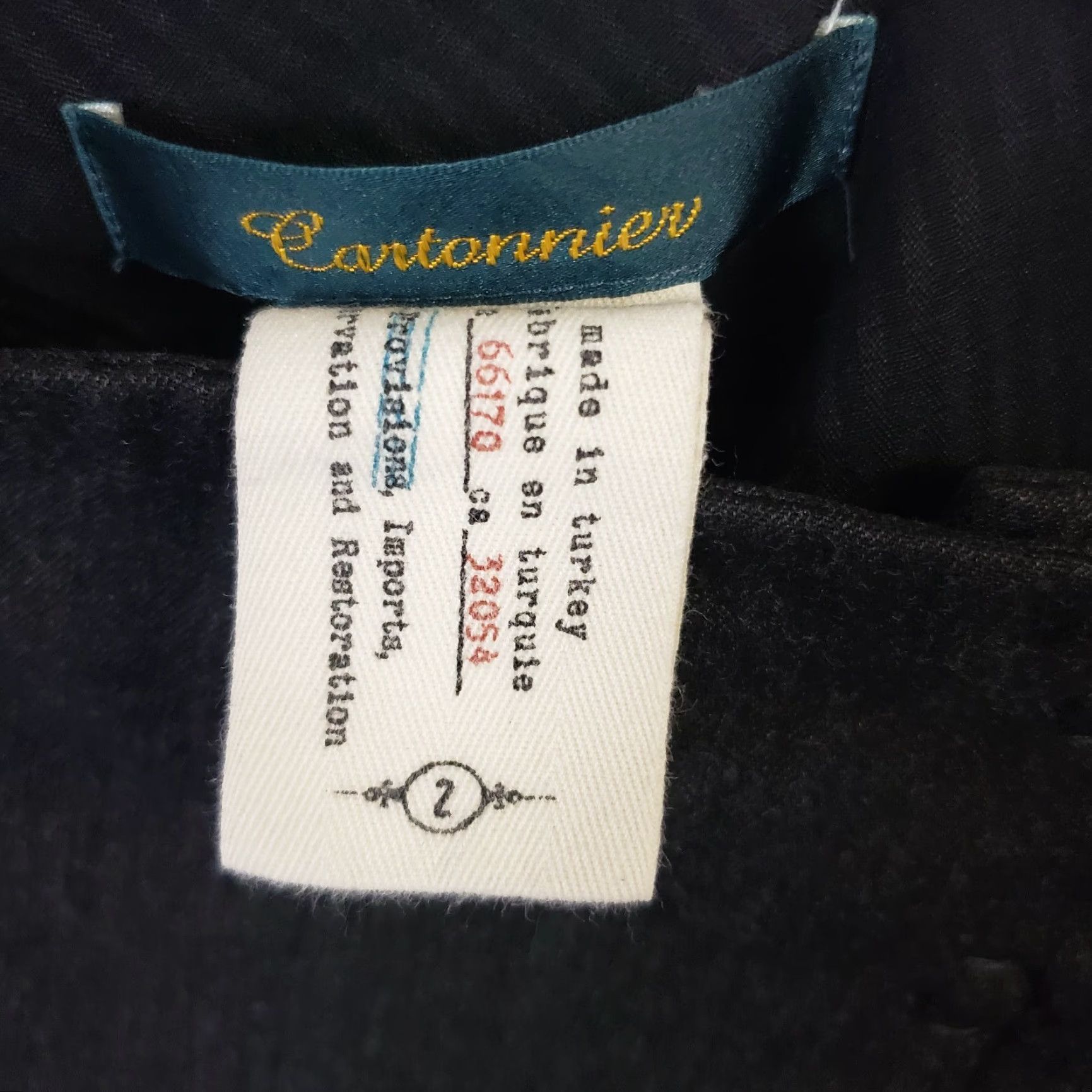 Anthropologie Cartonnier Anthropologie Womens Trouser Pants Sz 2 Charcoal Gray High Rise Size 26" / US 2 / IT 38 - 6 Thumbnail