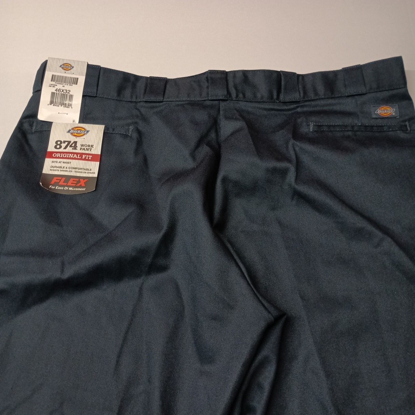Dickies Dickies 874 Pants Men's Original Fit Work Pants 46x32 Blue Size US 44 / EU 60 - 7 Thumbnail