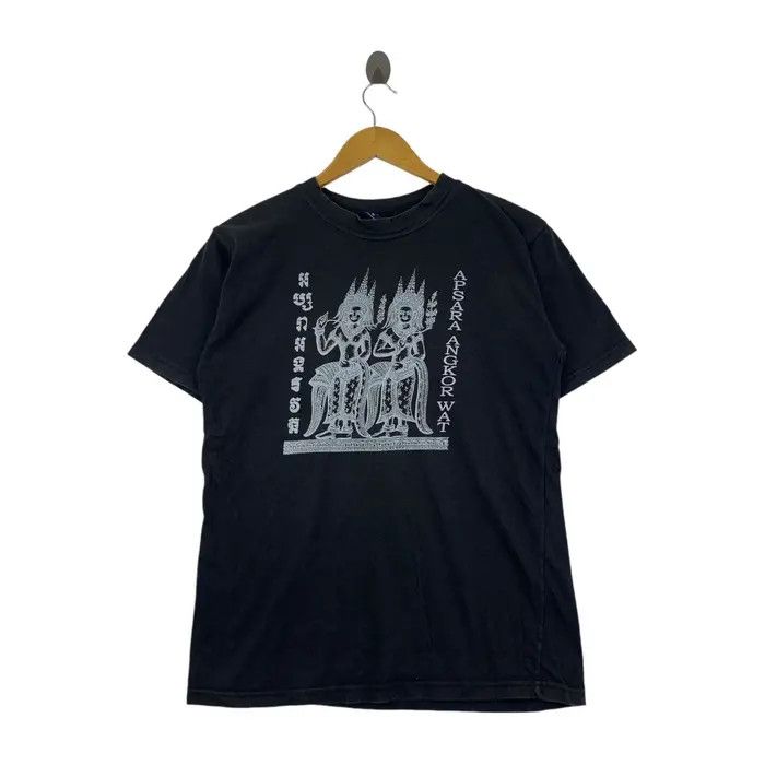 Vintage Vintage ASPARA ANGKOR WAT Goddess Tee Shirt Top Cambodia Size US M / EU 48-50 / 2 - 1 Thumbnail