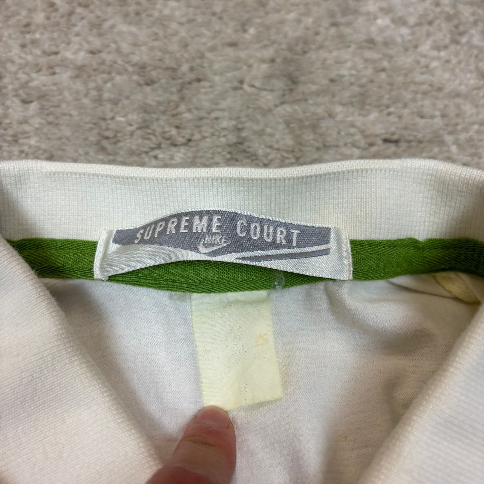 Nike VTG 90s Nike Supreme Court Polo Shirt Men's M Tennis Courier Size US M / EU 48-50 / 2 - 4 Thumbnail
