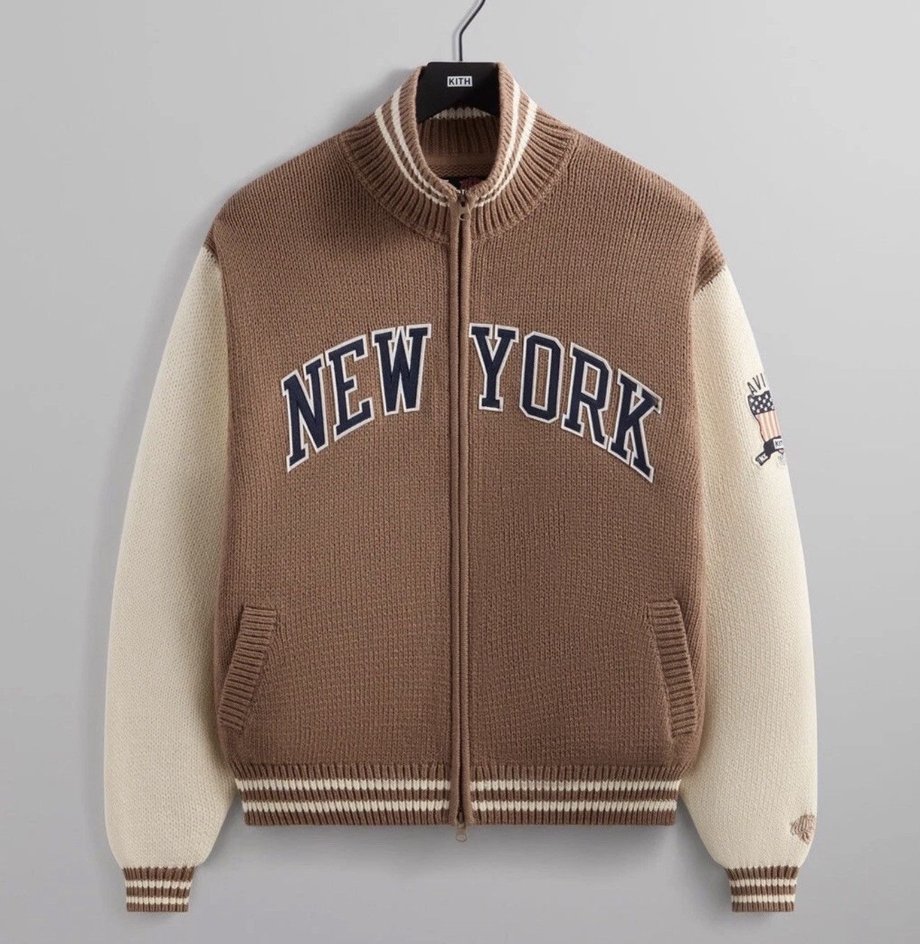 Kith Space Dye Wyona Full Zip Sweater- Fervor | Grailed