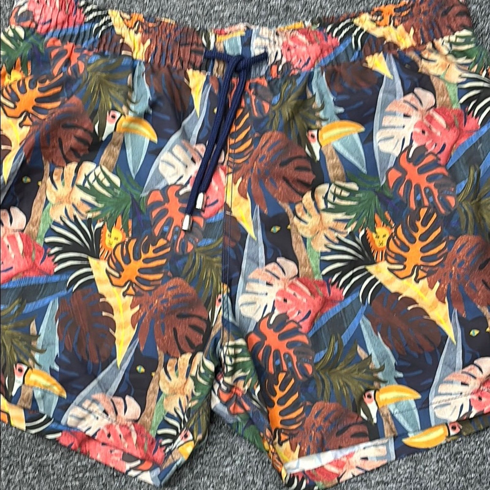 Other NWT Van Laack Vibrant Jungle Print Mens Swim Trunks Size XXL Size US 44 / EU 60 - 5 Thumbnail