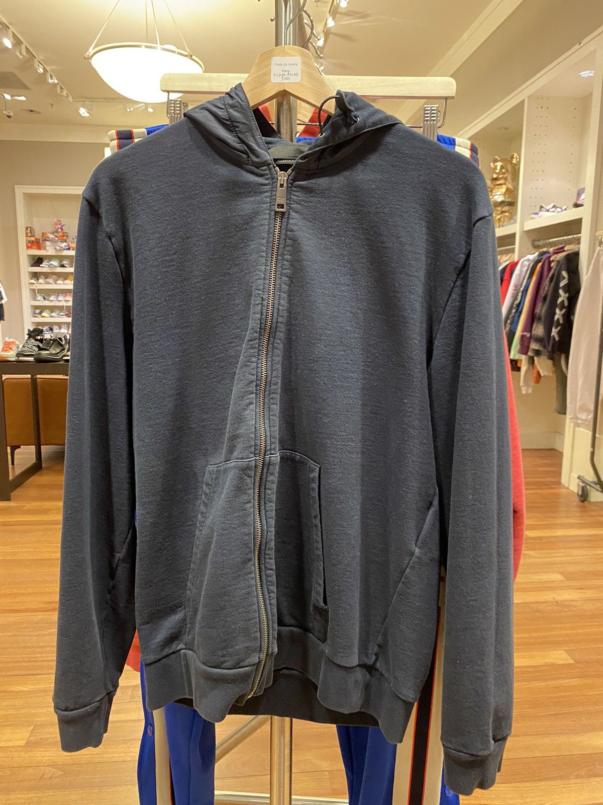 Prada zip up hotsell