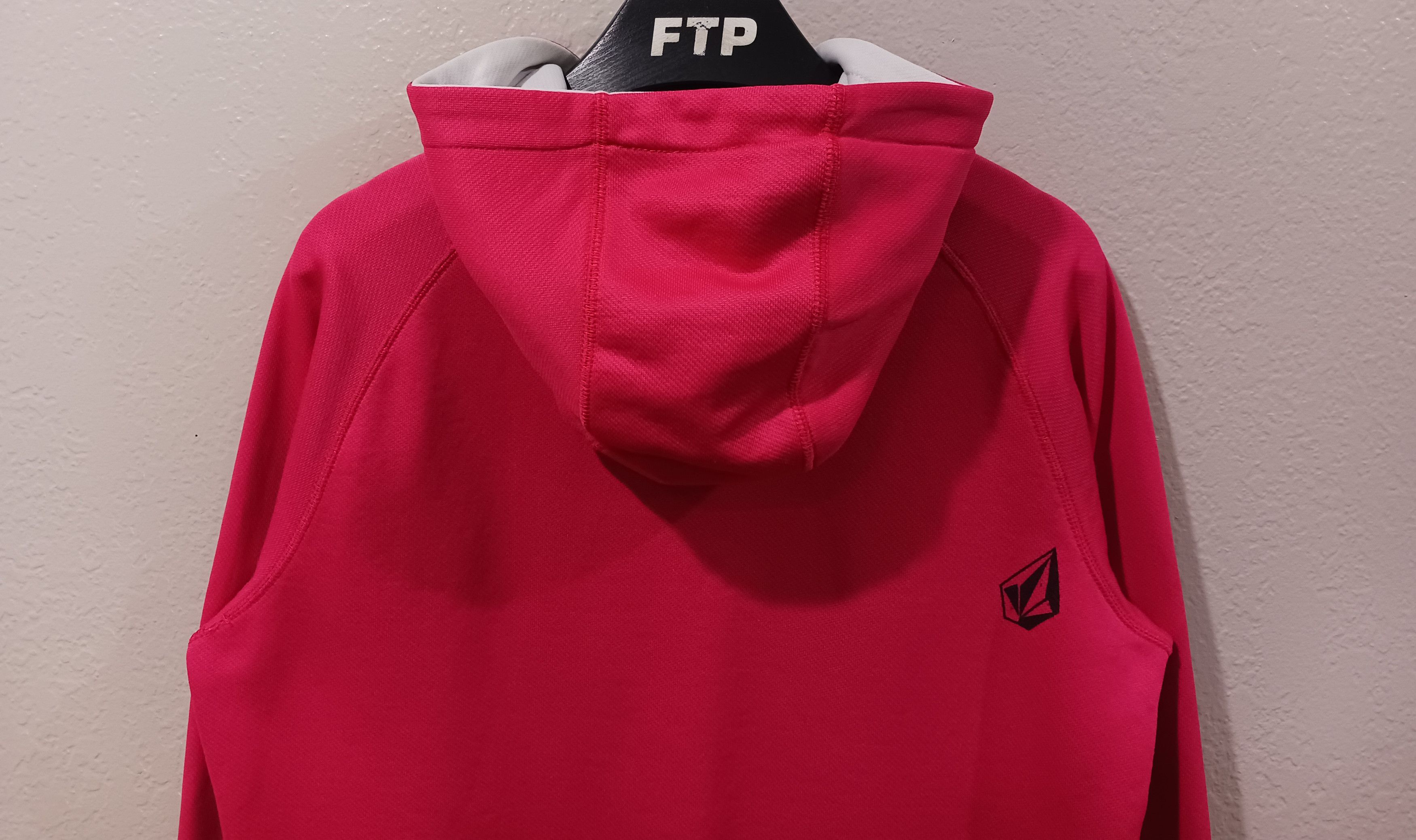 Vintage Volcom "Repeat Spell Out Logo" Vintage 2000s Zip-Up Hoodie Size S / US 4 / IT 40 - 12 Thumbnail